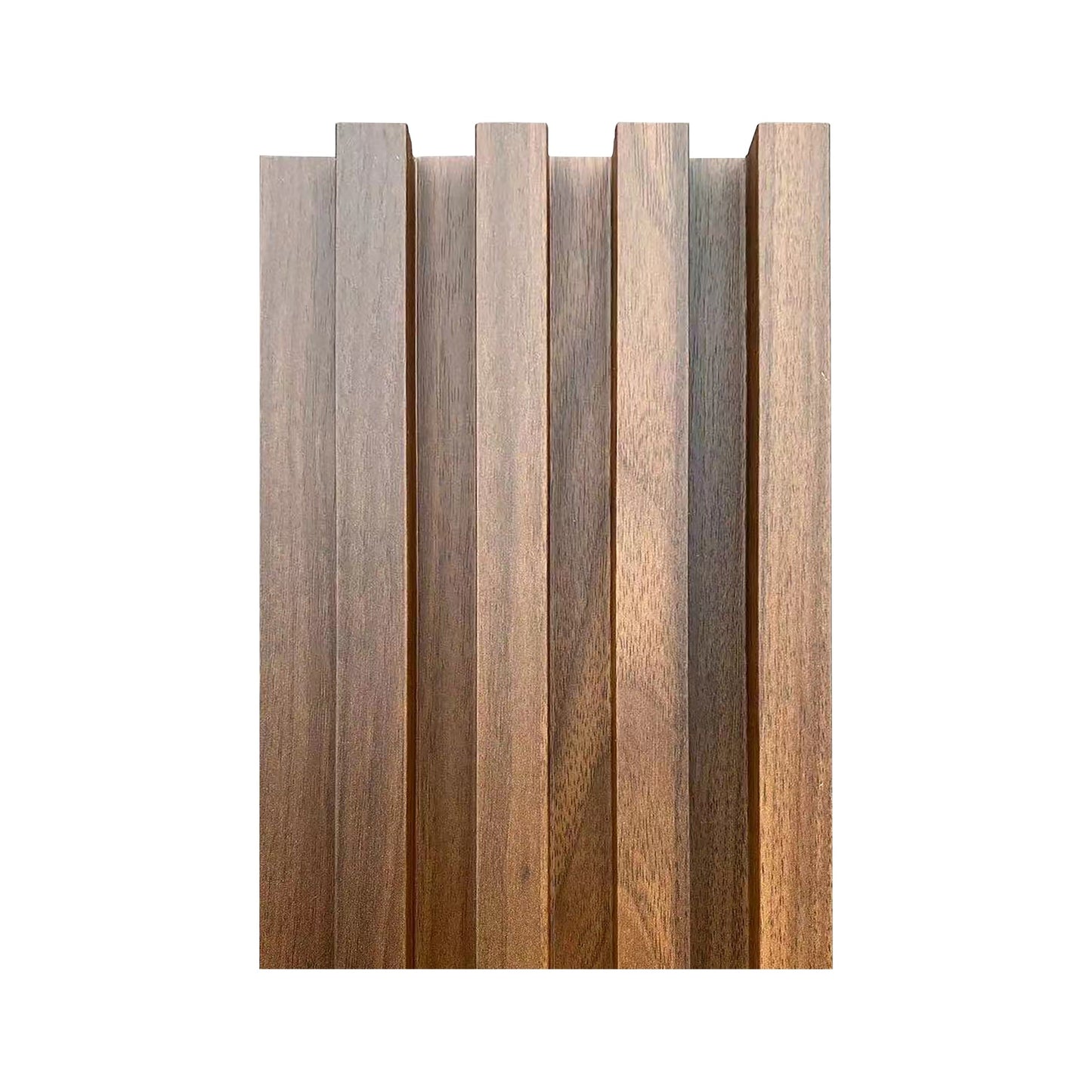 Panneau de revêtement mural en bois massif 93 po x 6 po x 0,8 po - 3 pièces + 1 pièce de garniture d'extrémité