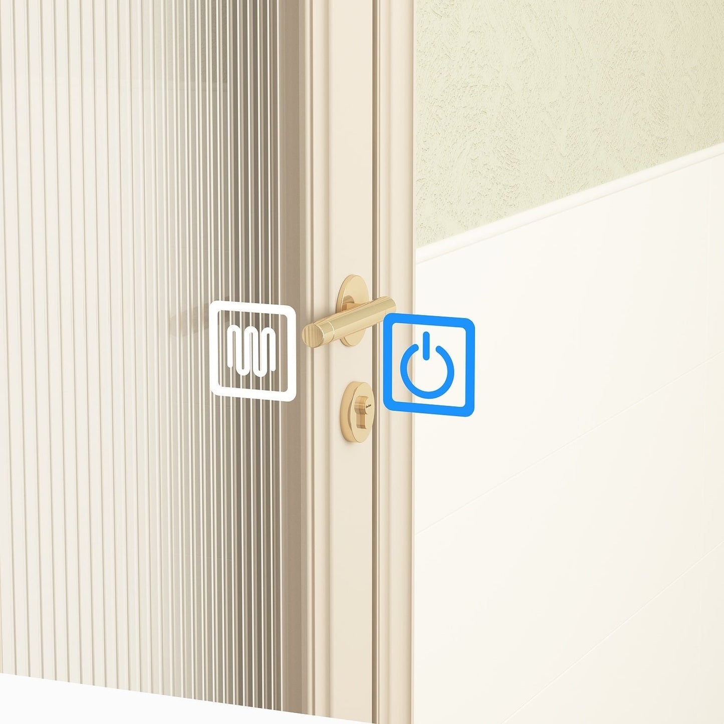 Armoire à pharmacie de salle de bain avec miroir LED antibuée 6 000 K, armoire murale blanche