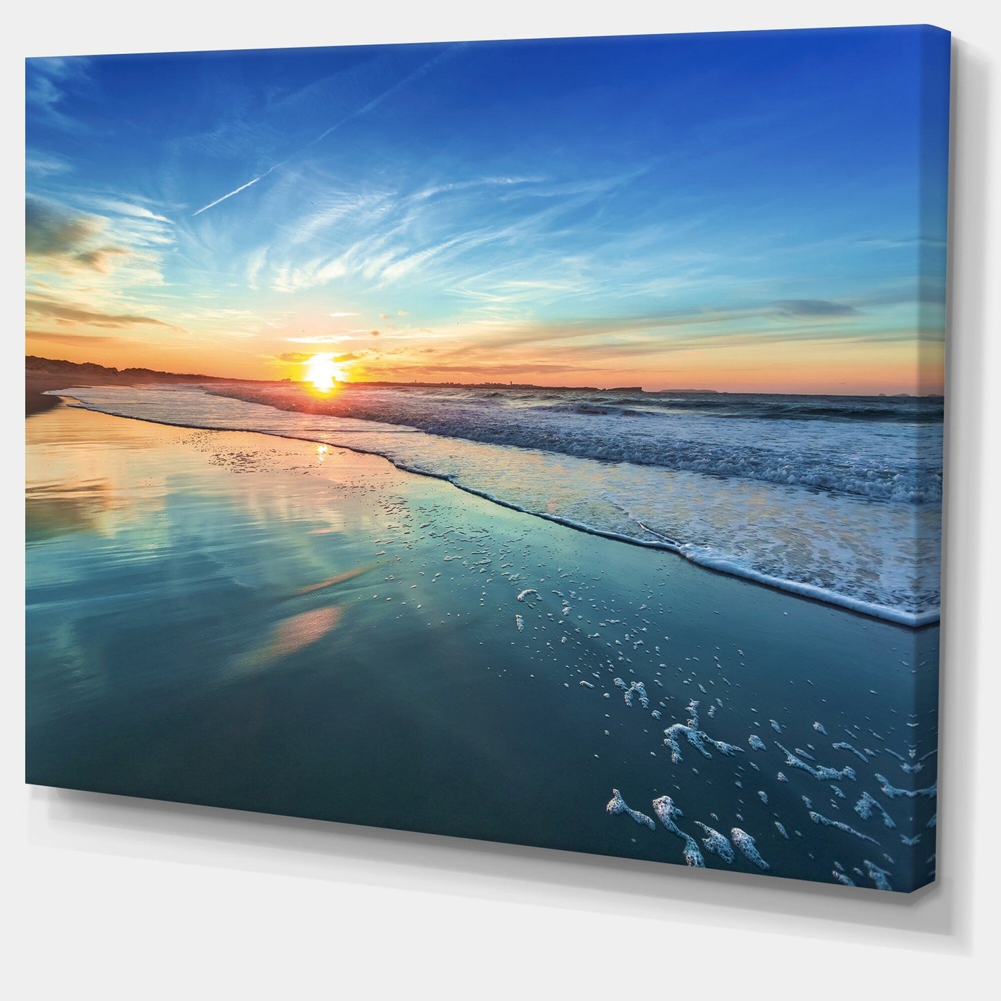 Coucher de soleil au bord de mer - Toile murale