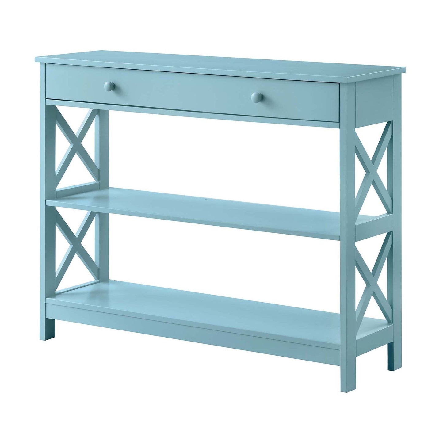 Console Oxford à 1 tiroir avec étagères Convenience Concepts