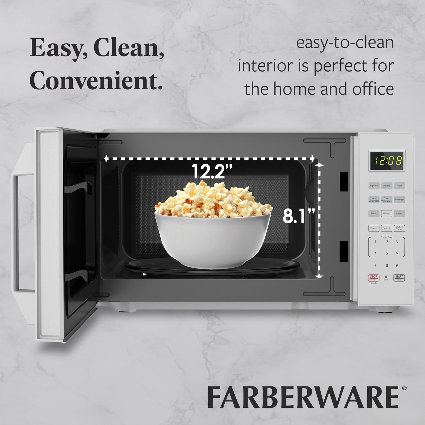 Four à micro-ondes compact de comptoir Farberware de 700 watts