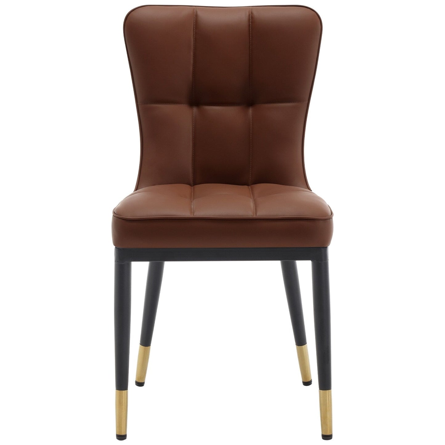 Lot de 2/4 chaises de salle à manger rembourrées en similicuir