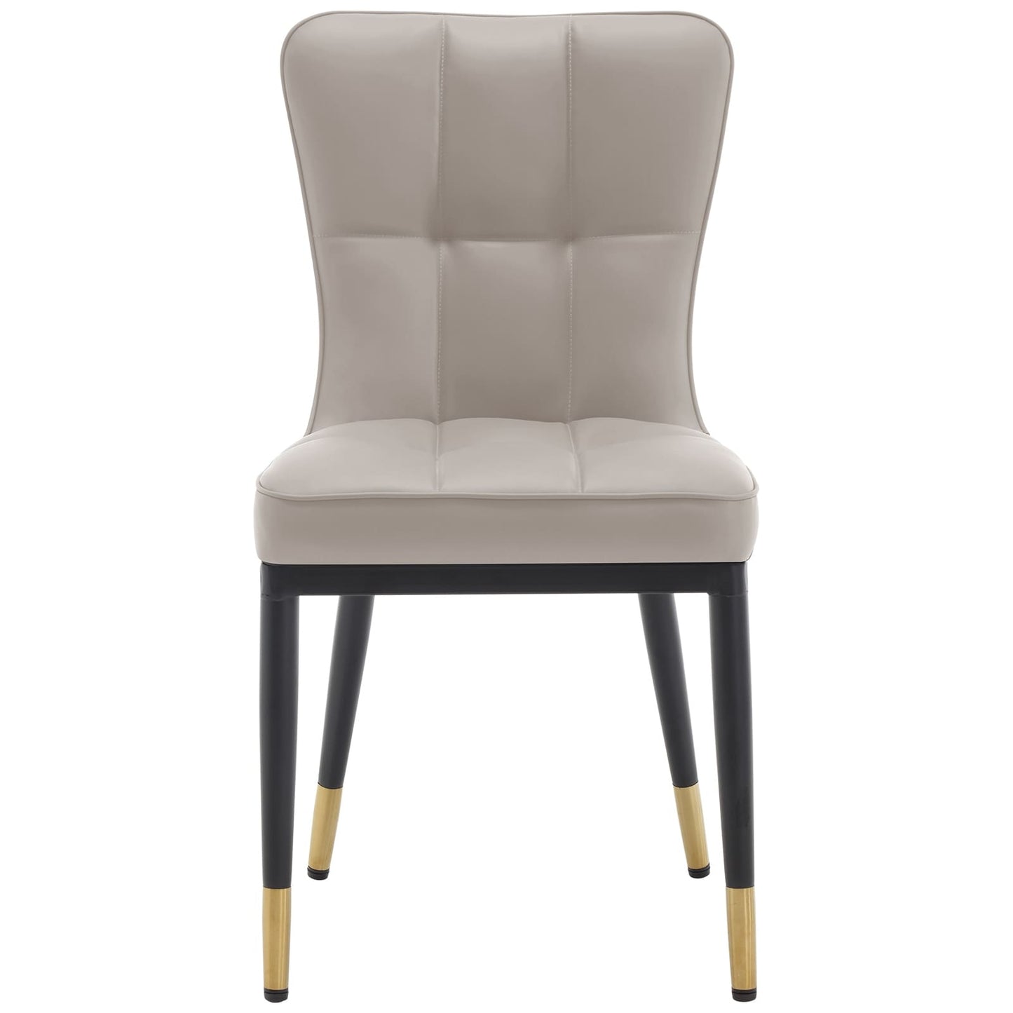 Lot de 2/4 chaises de salle à manger rembourrées en similicuir