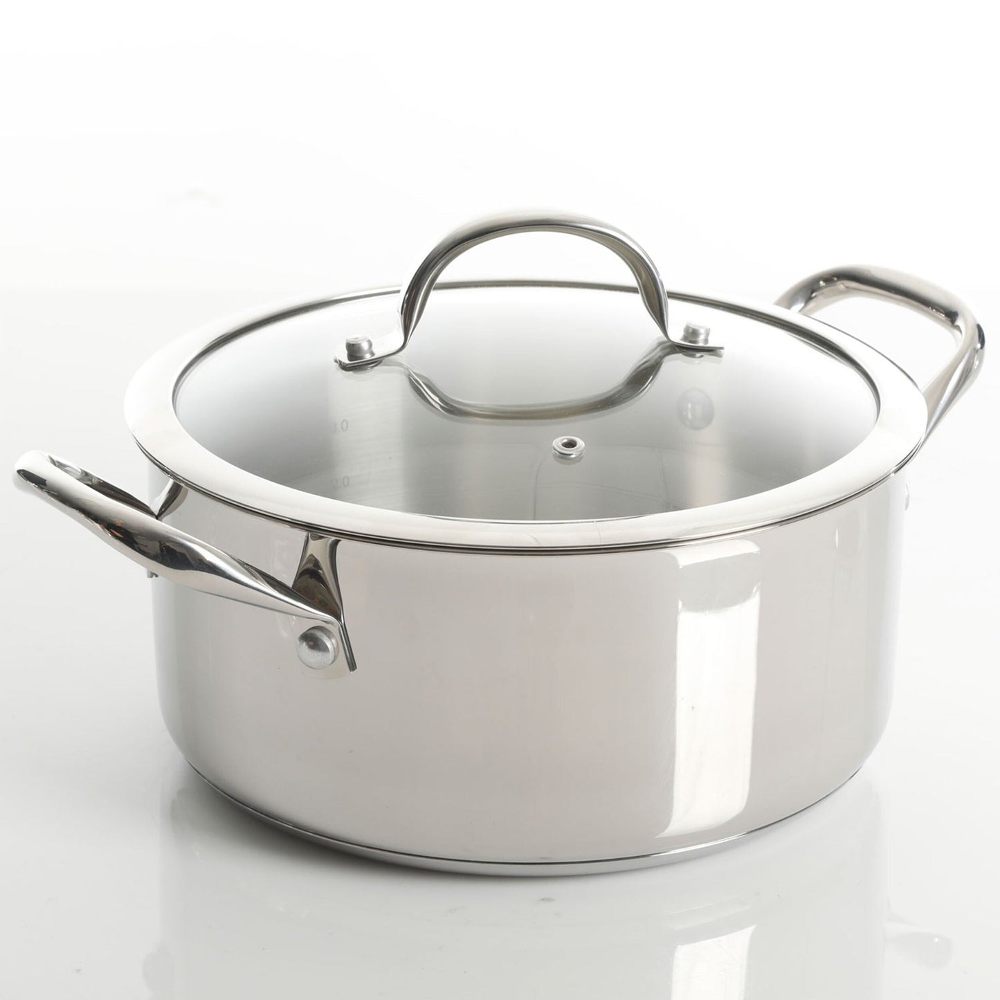 Batterie de cuisine robuste en acier inoxydable, 10 pièces