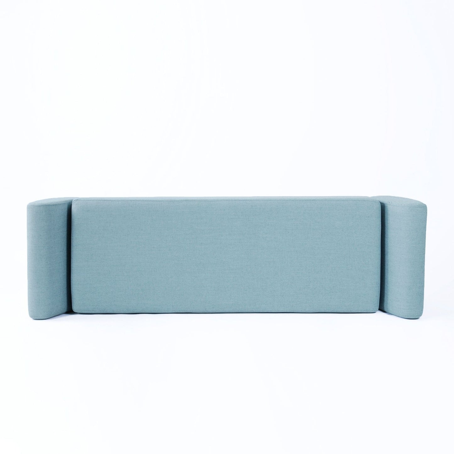 Banc de rangement moderne Sherpa avec pieds en bois HomePop