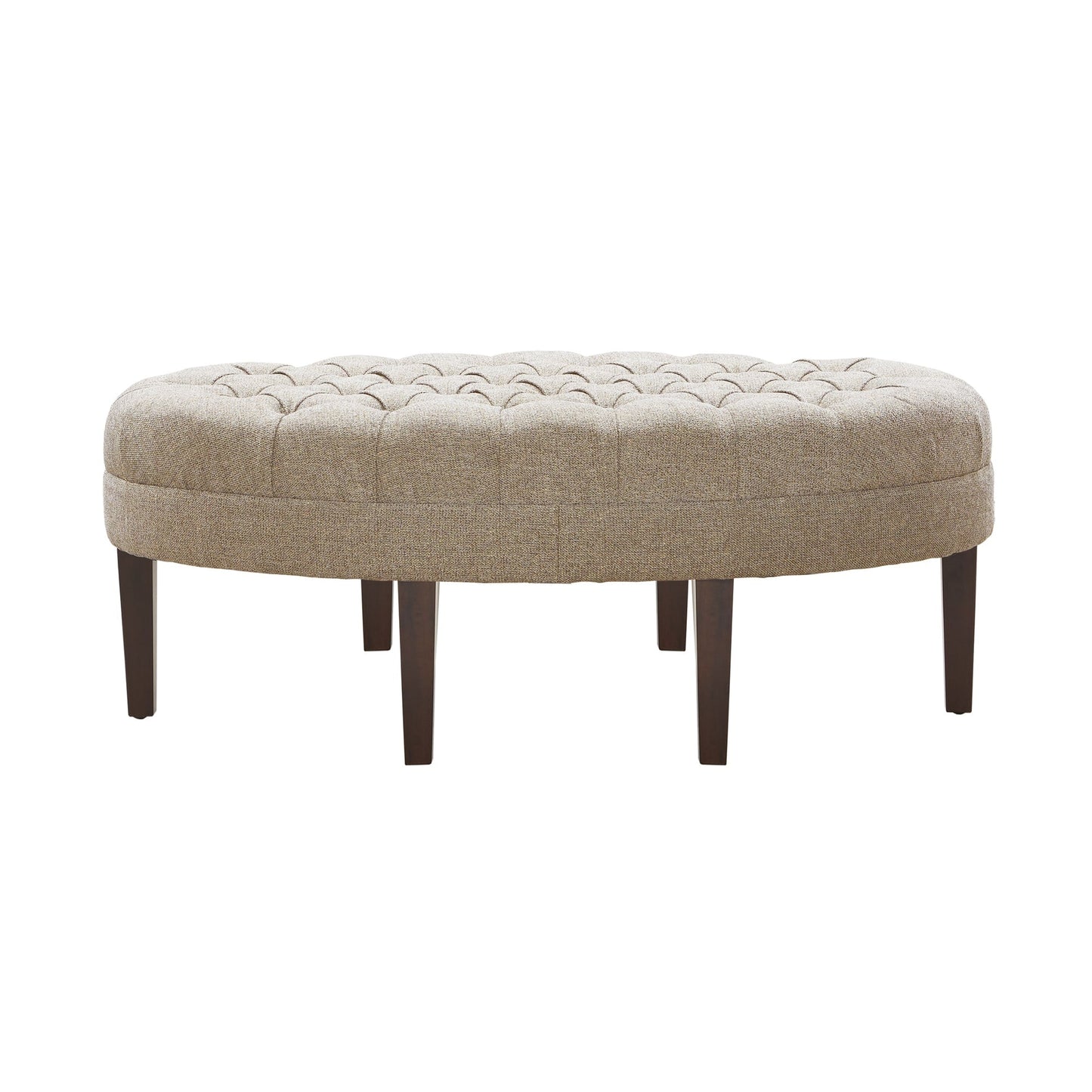 Pouf rembourré touffeté en bois massif Madision Park Chase en forme de planche de surf