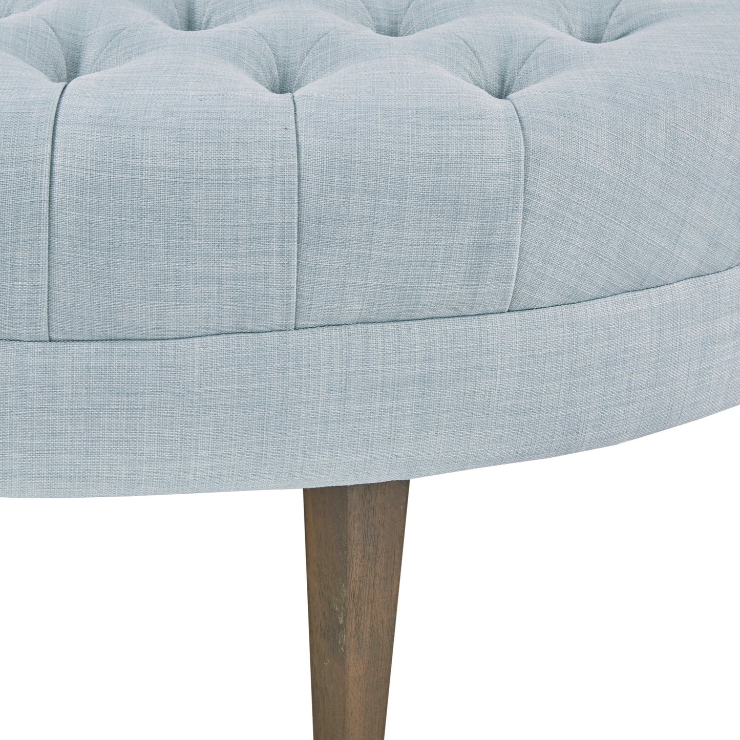 Pouf rembourré touffeté en bois massif Madision Park Chase en forme de planche de surf