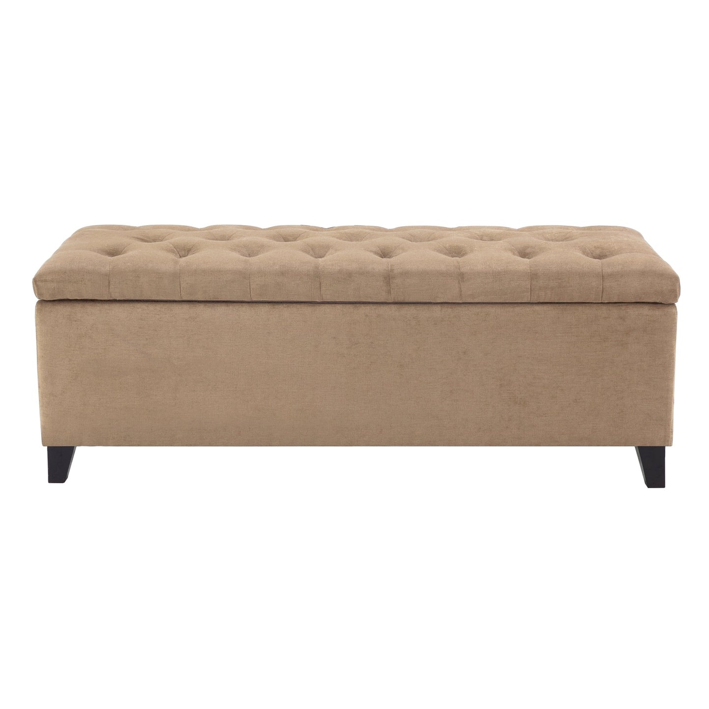 Banc de rangement rembourré à plateau capitonné Sasha de Madison Park