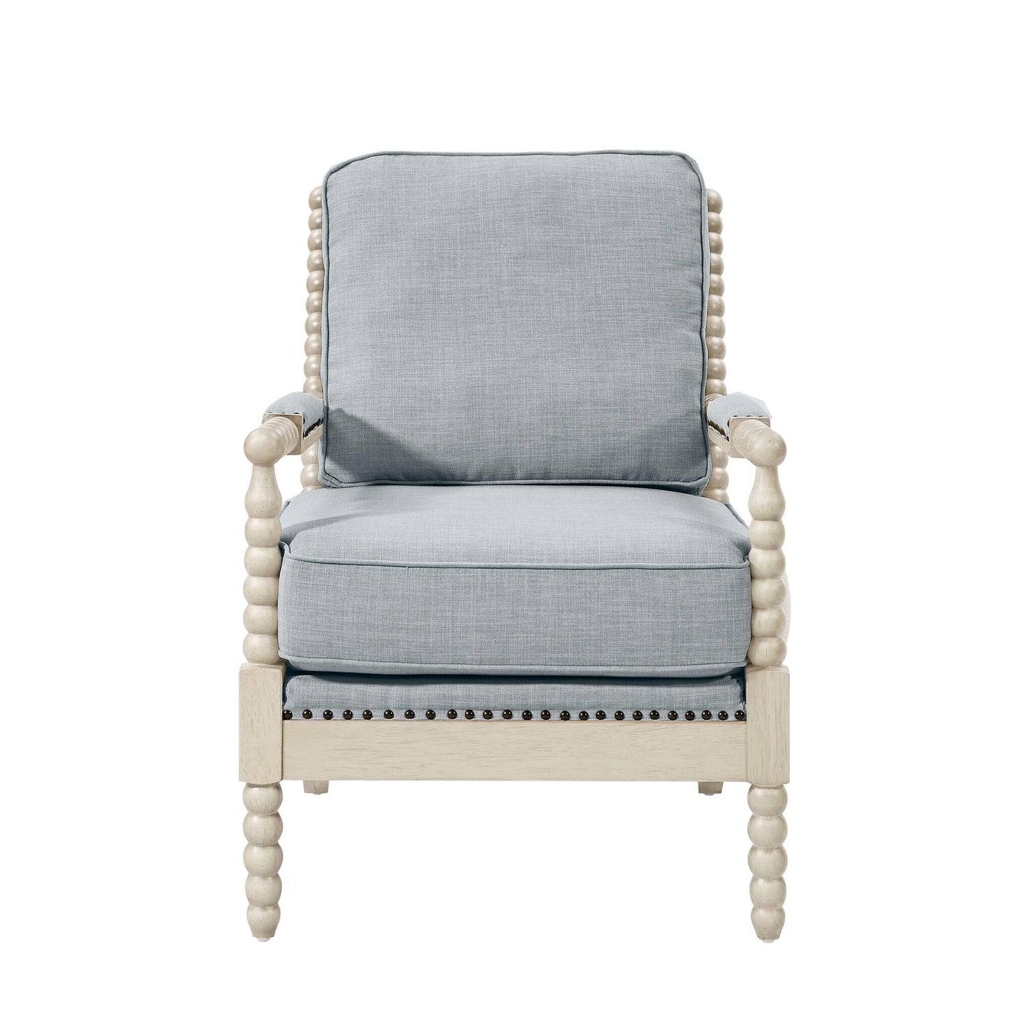 Fauteuil à cadre en bois tourné Madison Park Donohue