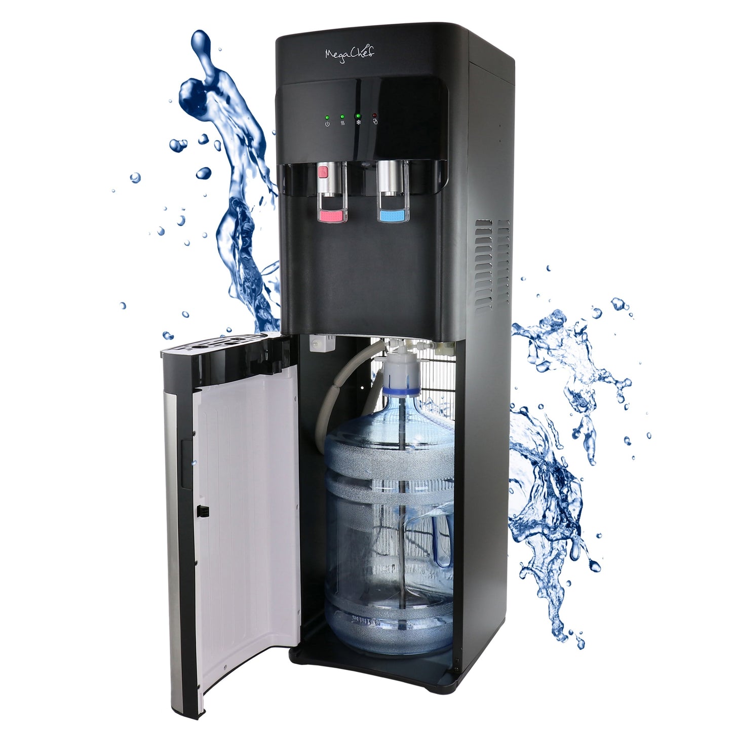 Distributeur d'eau chaude et froide MegaChef à chargement par le bas - 12 x 13,6 x 41