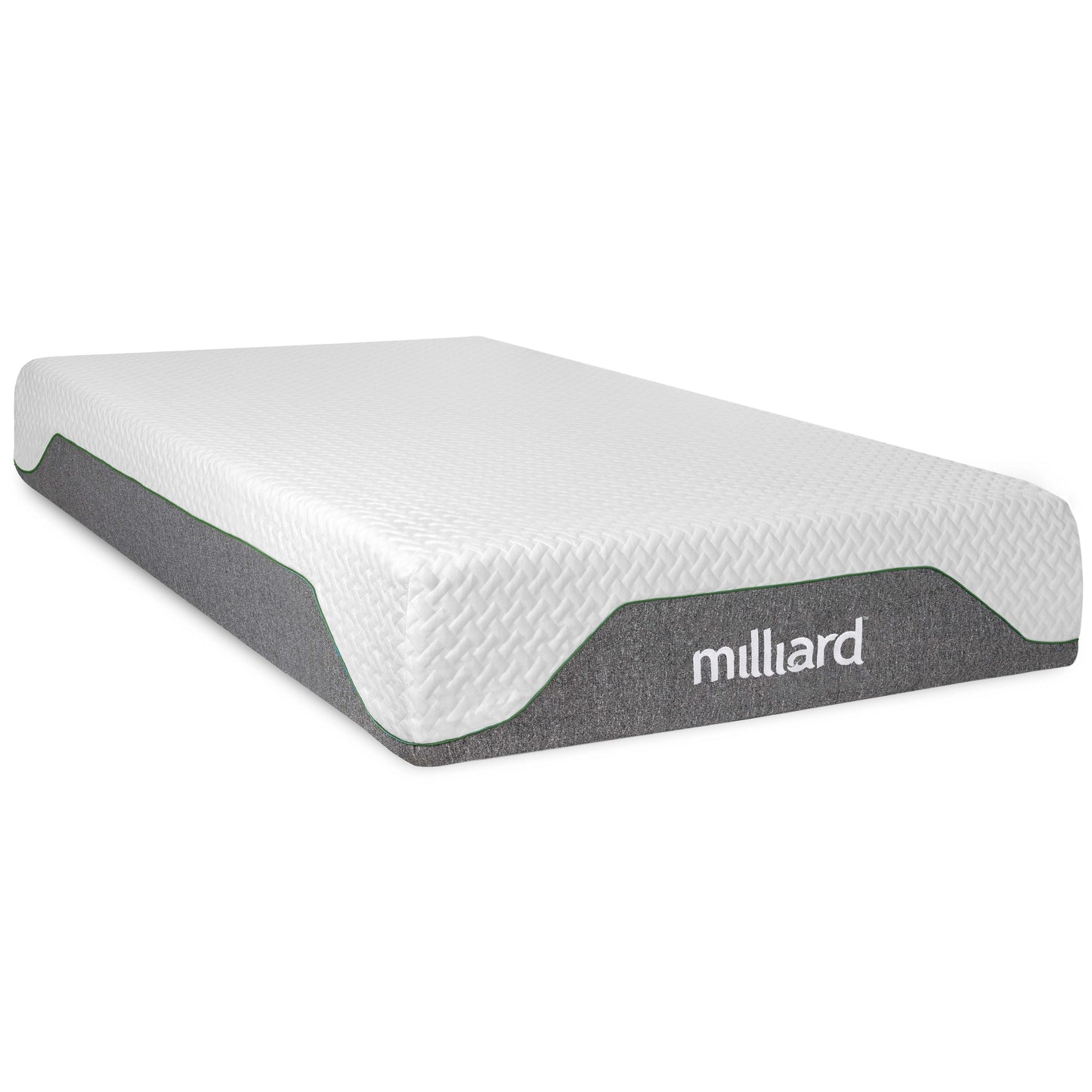 Matelas en mousse à mémoire de forme Milliard 10 pouces ferme, Bed-in-a-Box/Soulagement de la pression, Classique