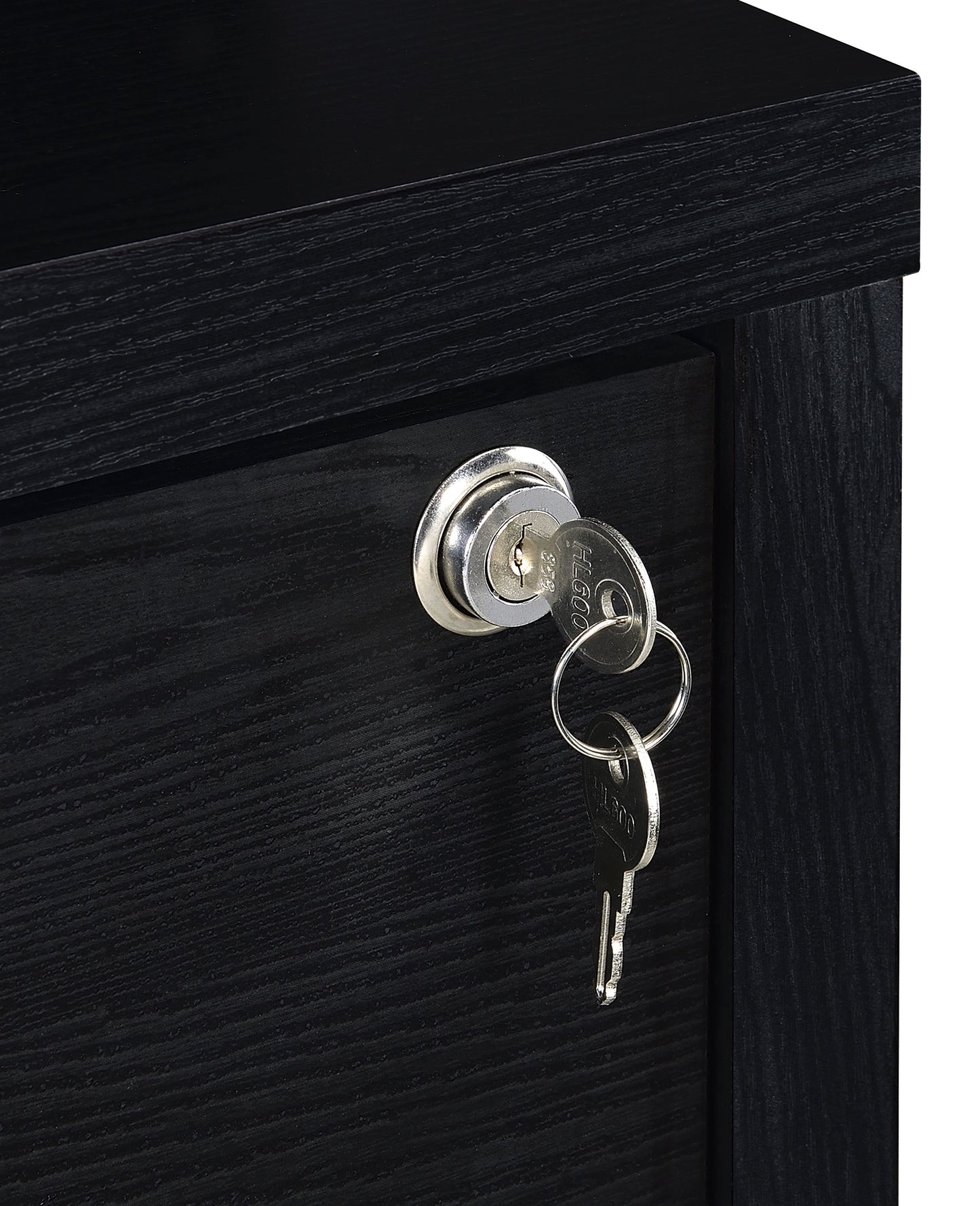 Ensemble bibliothèque murale 3 pièces Westpark avec port USB, noir