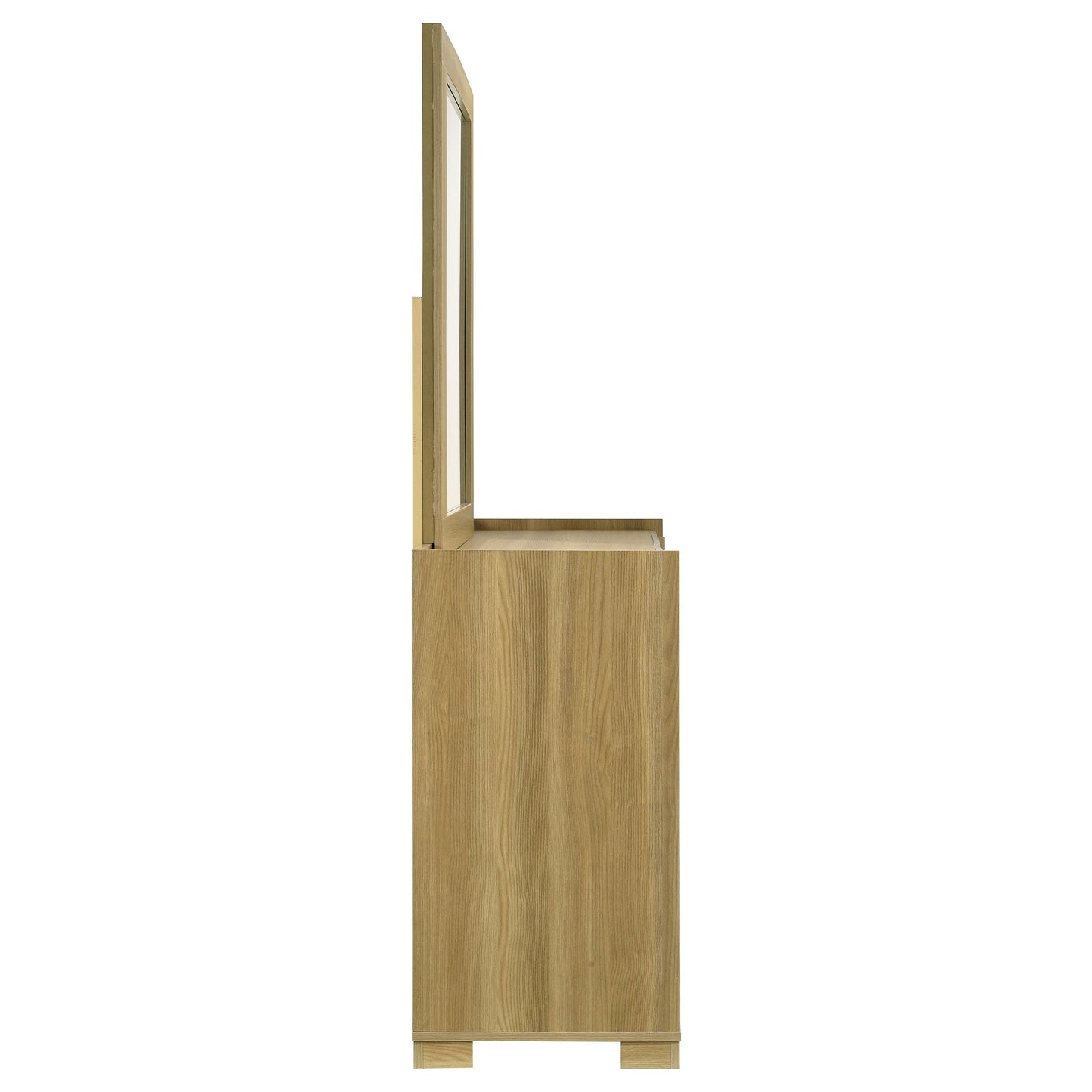 Commode 6 tiroirs avec miroir Hyland Naturel