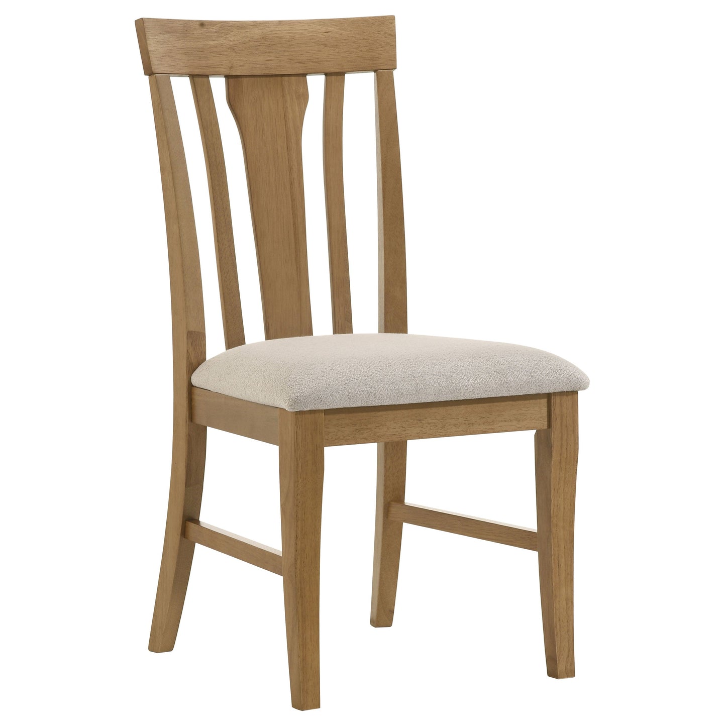 Ensemble de table à manger ronde Hartville 5 pièces, brun clair naturel