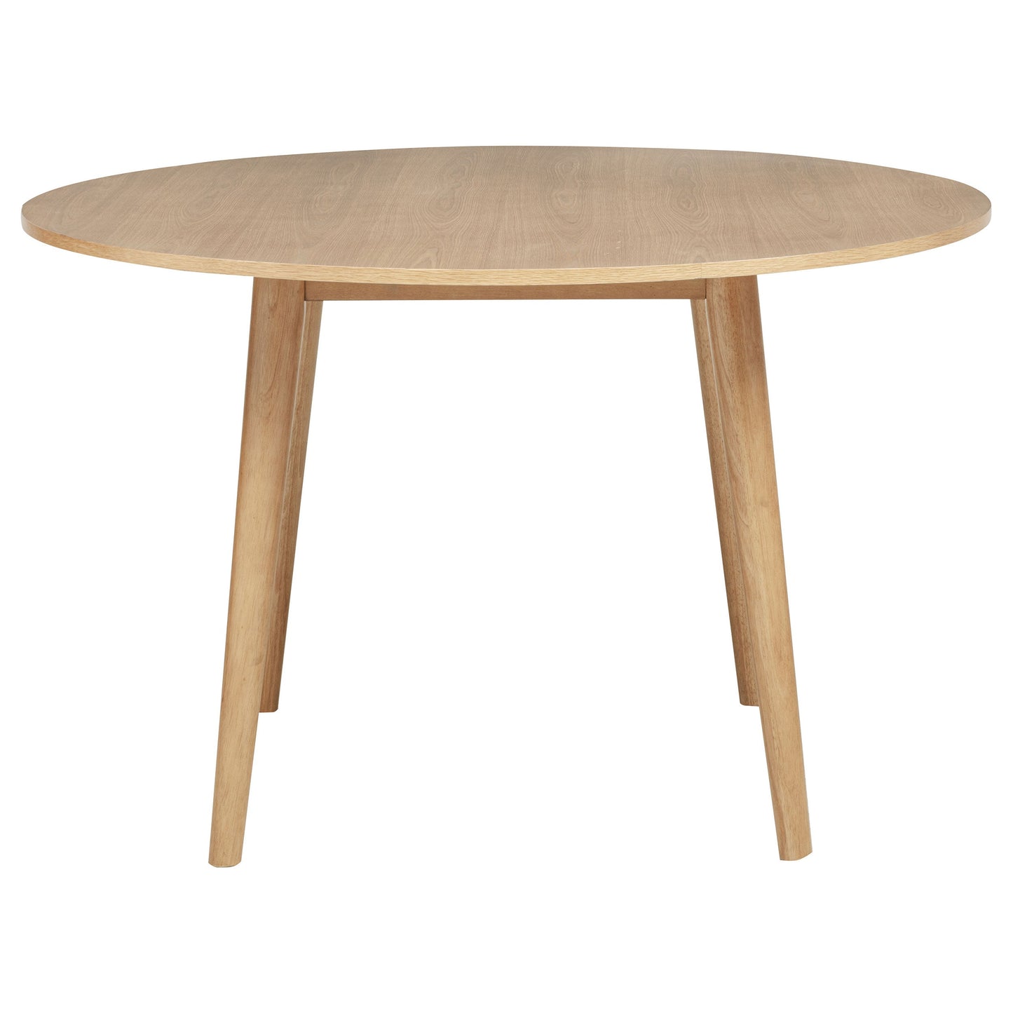 Table de salle à manger ronde en bois Andrews de 48 pouces, frêne clair