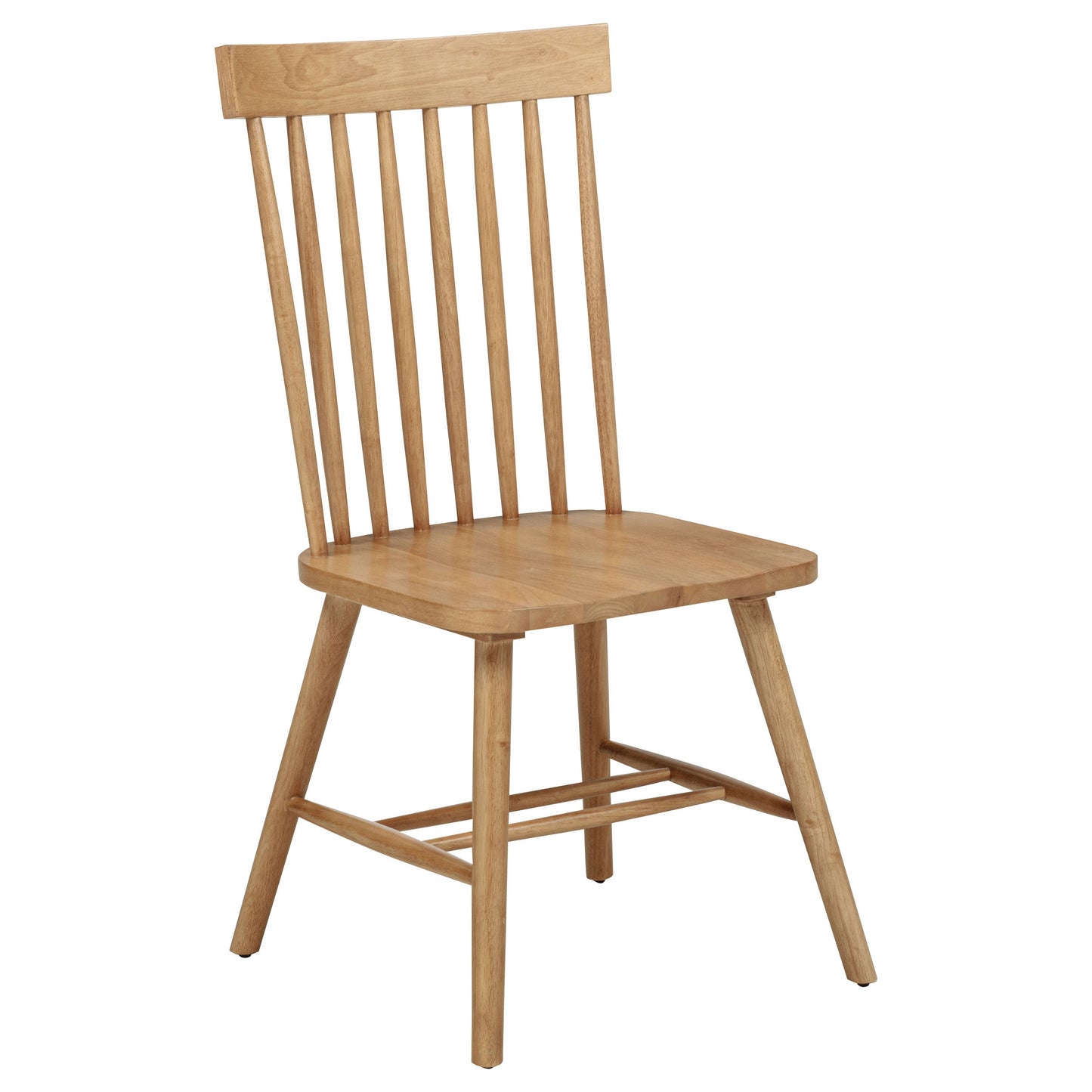 Ensemble de table de salle à manger ronde en bois Andrews 5 pièces, frêne clair