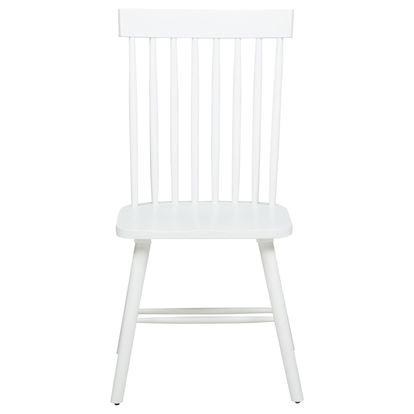 Ensemble de table à manger ronde Andrews 5 pièces en frêne clair et blanc