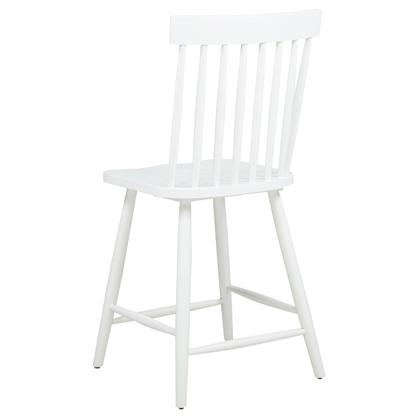 Ensemble de salle à manger rond Andrews 5 pièces en frêne clair et blanc