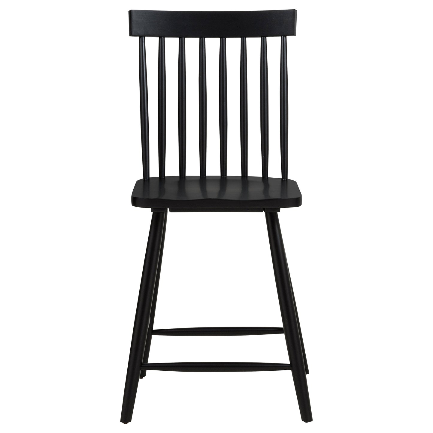 Chaise de salle à manger hauteur comptoir Andrews Windsor noire