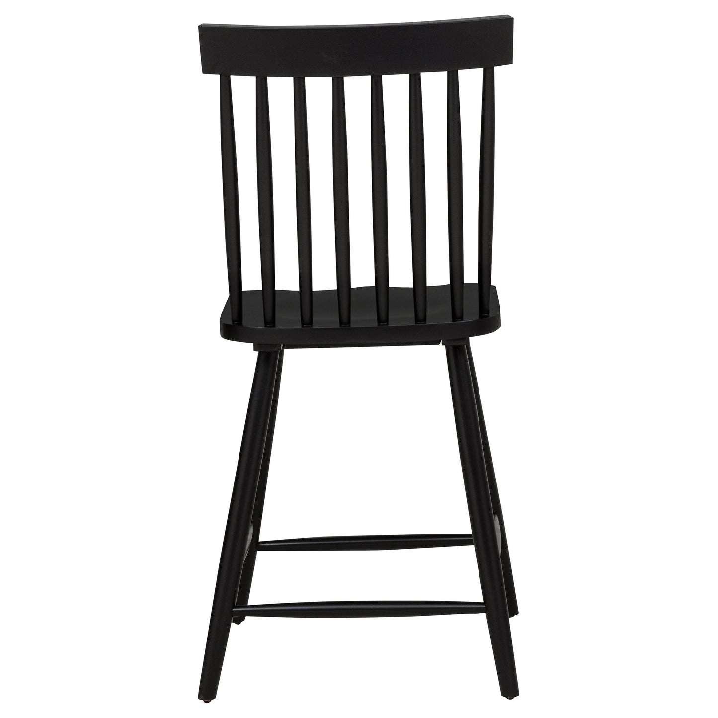 Chaise de salle à manger hauteur comptoir Andrews Windsor noire