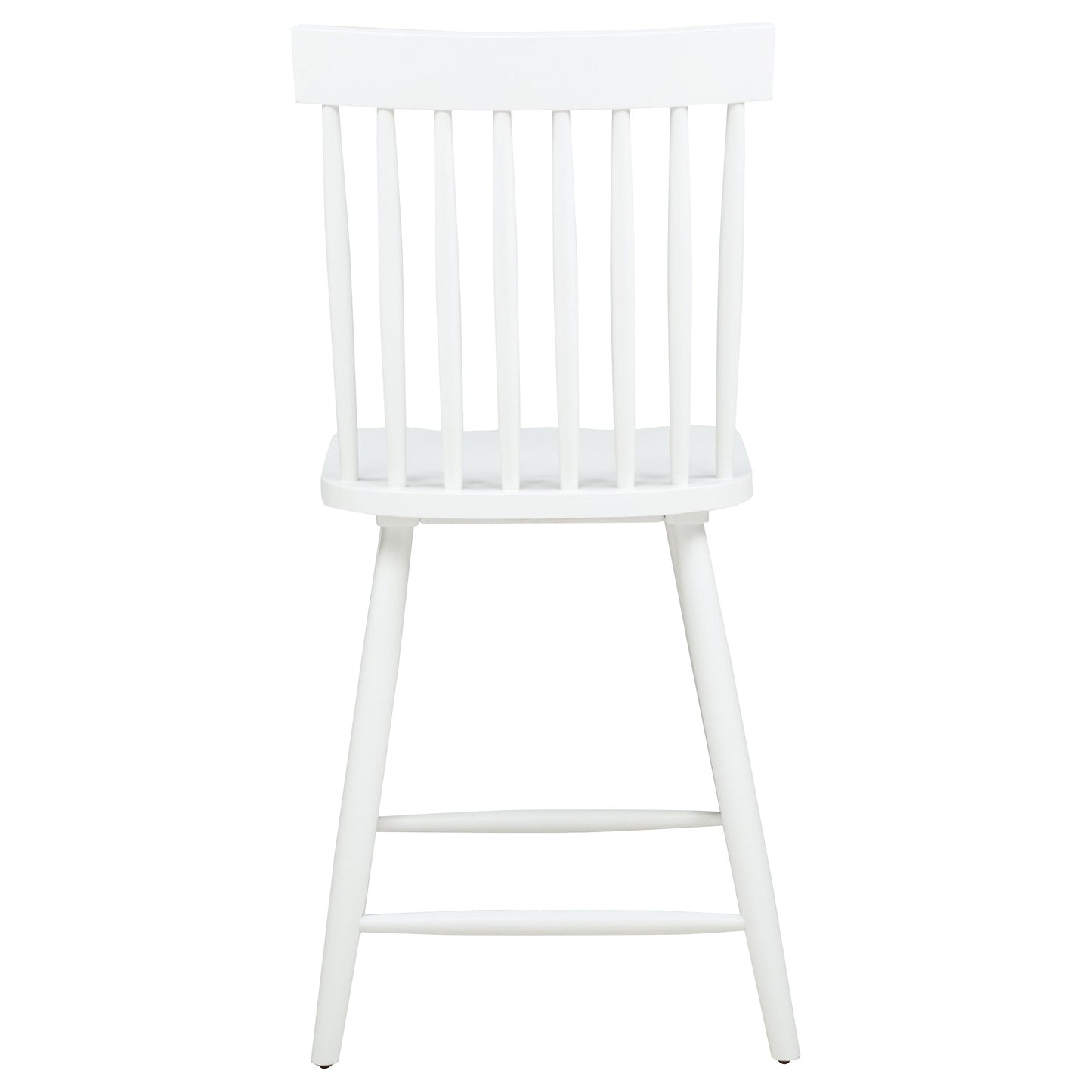 Chaise de salle à manger hauteur comptoir Andrews Windsor blanche