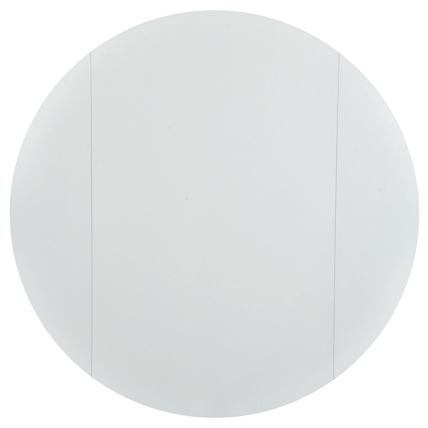 Ensemble de table à manger ronde à abattants Bucknell, 3 pièces, blanc