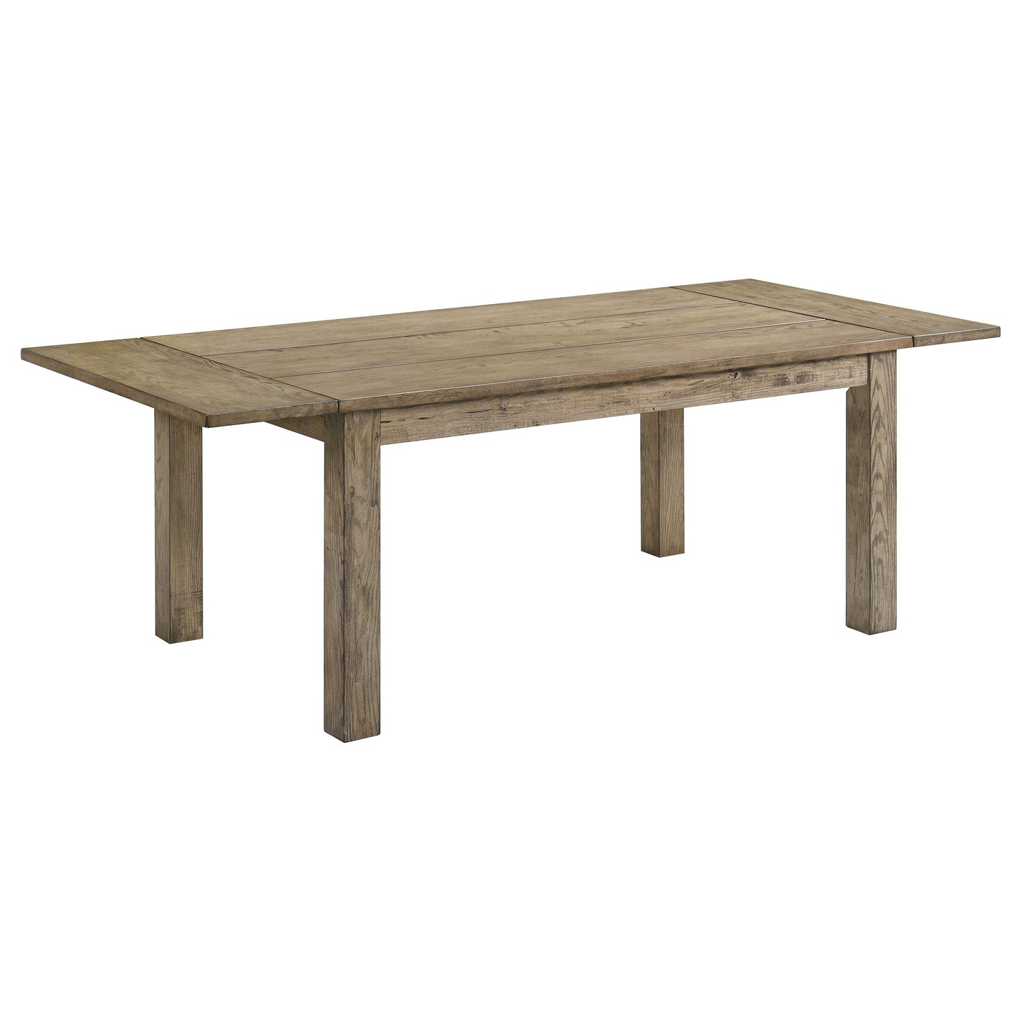 Table à manger extensible en bois massif Cardova de 87 pouces, chêne vigne
