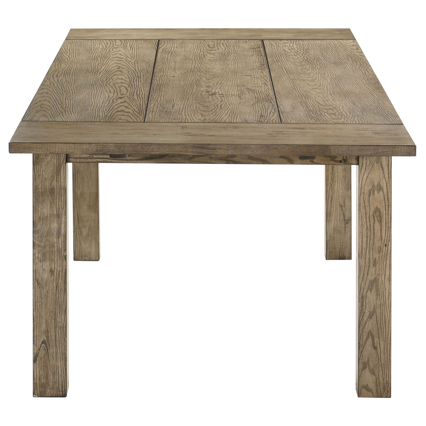 Table à manger extensible en bois massif Cardova de 87 pouces, chêne vigne