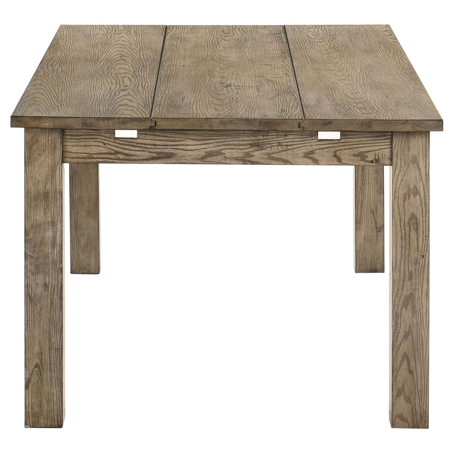 Table à manger extensible en bois massif Cardova de 87 pouces, chêne vigne