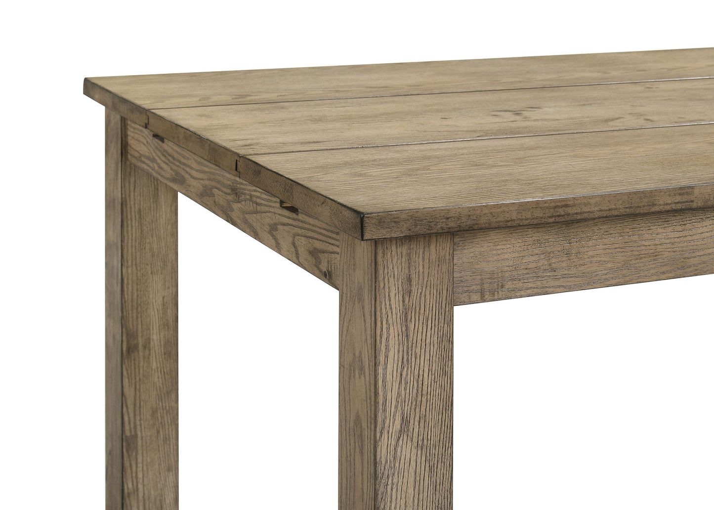 Table à manger extensible en bois massif Cardova de 87 pouces, chêne vigne