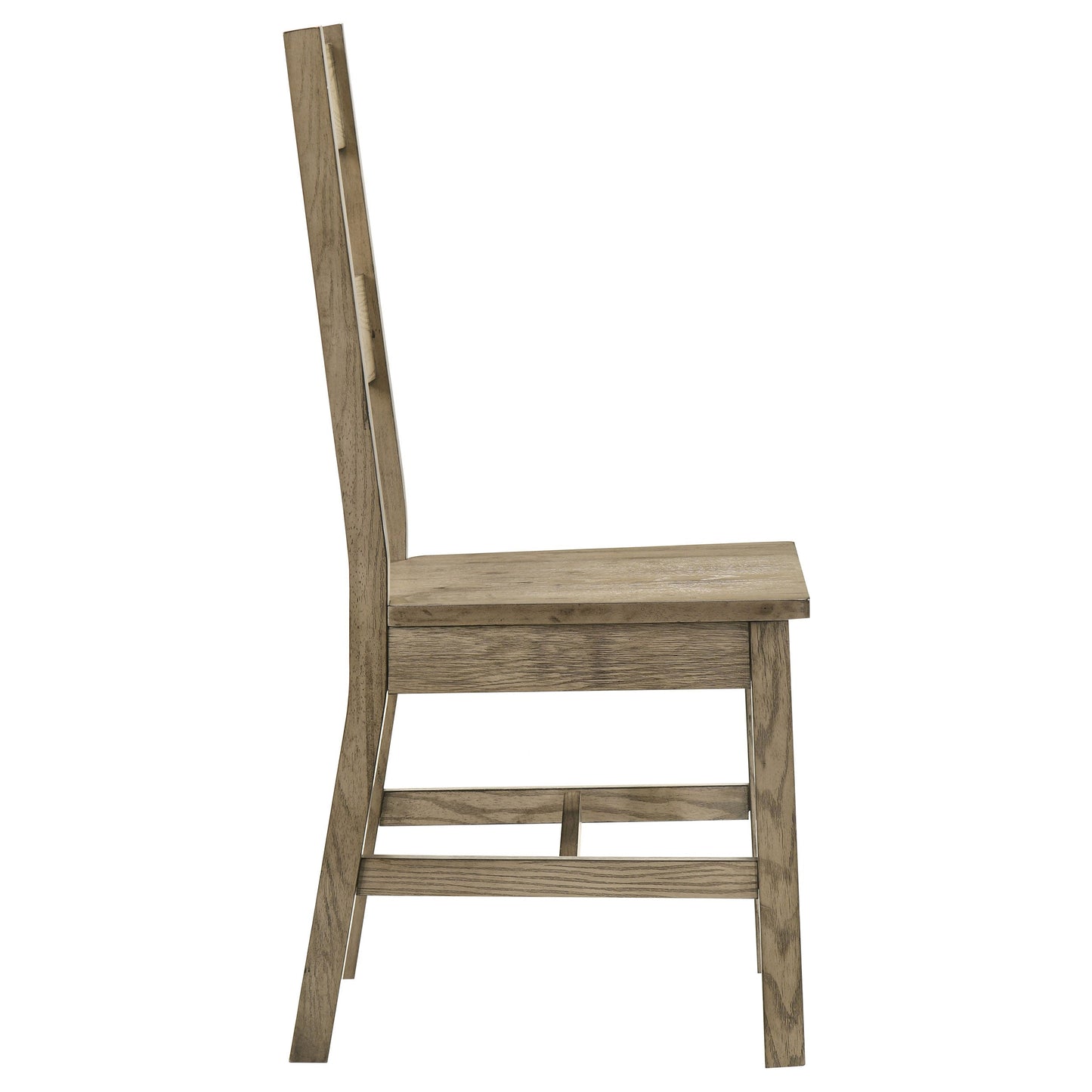 Chaises de salle à manger en bois massif Cardova, chêne vigne (lot de 2)