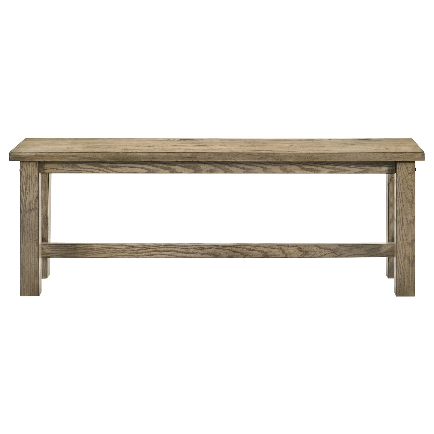 Banc de salle à manger en bois massif Cardova 51 pouces, chêne vigne