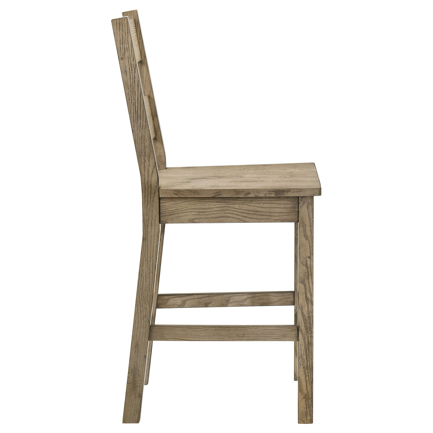 Ensemble de table à manger 5 pièces Cardova, hauteur comptoir, chêne vigne