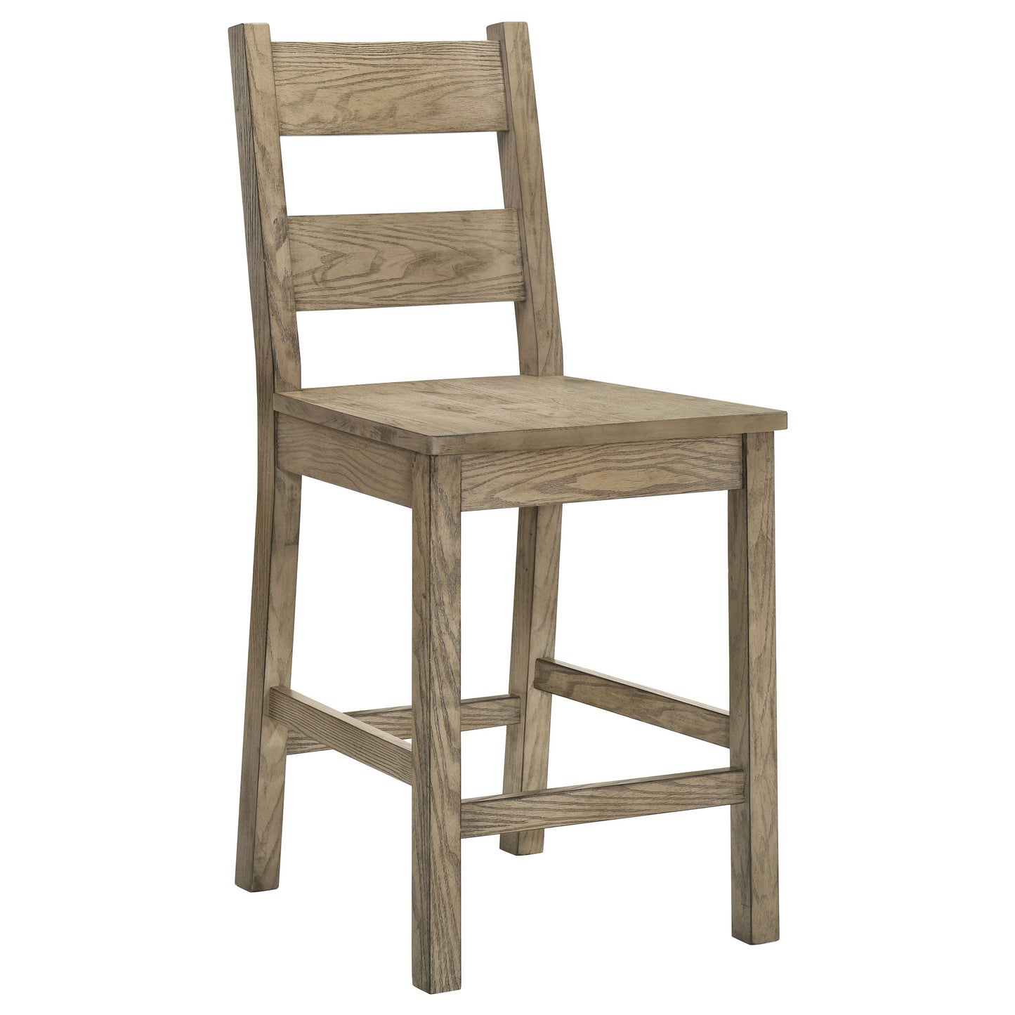 Chaise de salle à manger hauteur comptoir Cardova en chêne vigne (lot de 2)