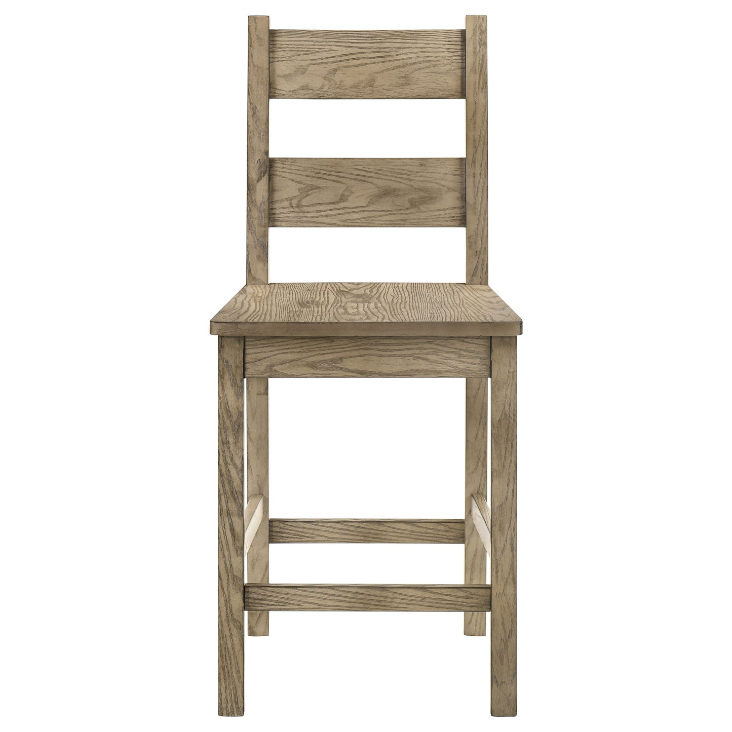 Chaise de salle à manger hauteur comptoir Cardova en chêne vigne (lot de 2)