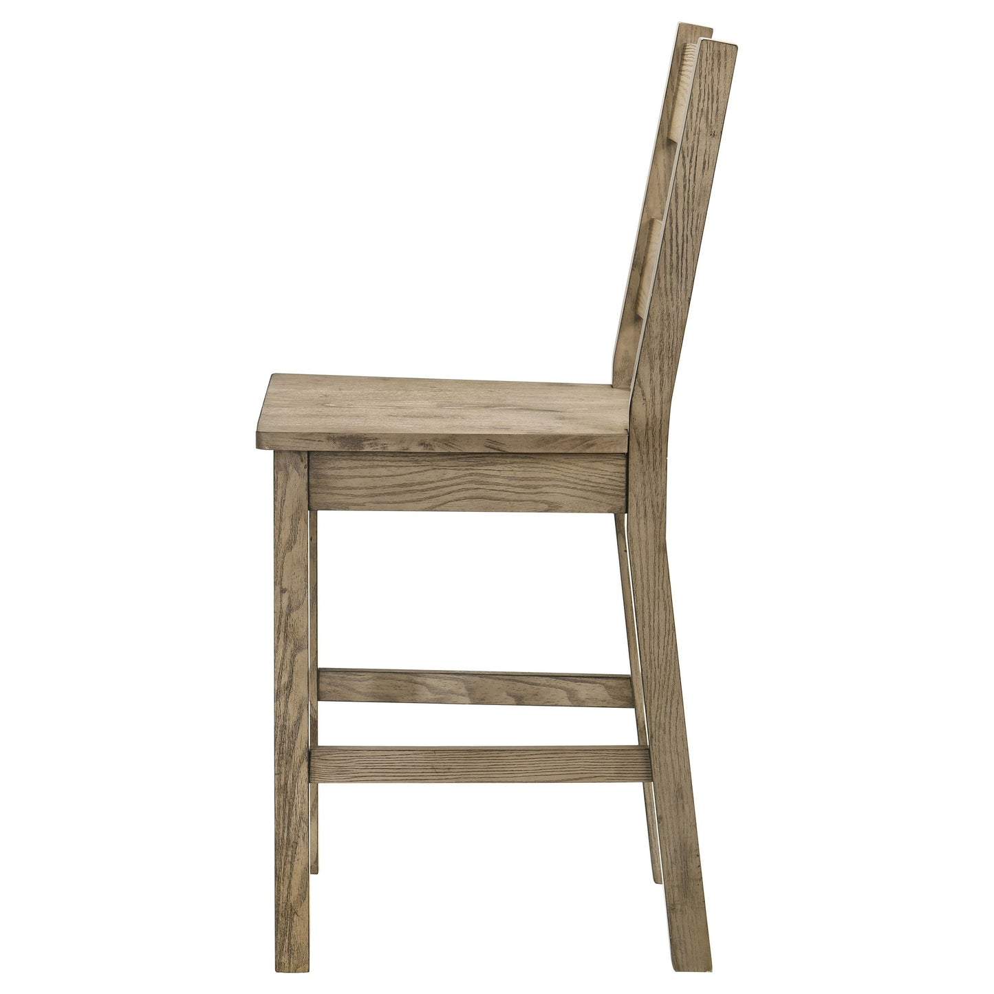 Chaise de salle à manger hauteur comptoir Cardova en chêne vigne (lot de 2)