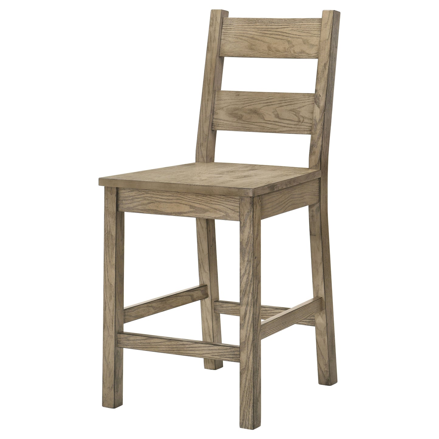 Chaise de salle à manger hauteur comptoir Cardova en chêne vigne (lot de 2)