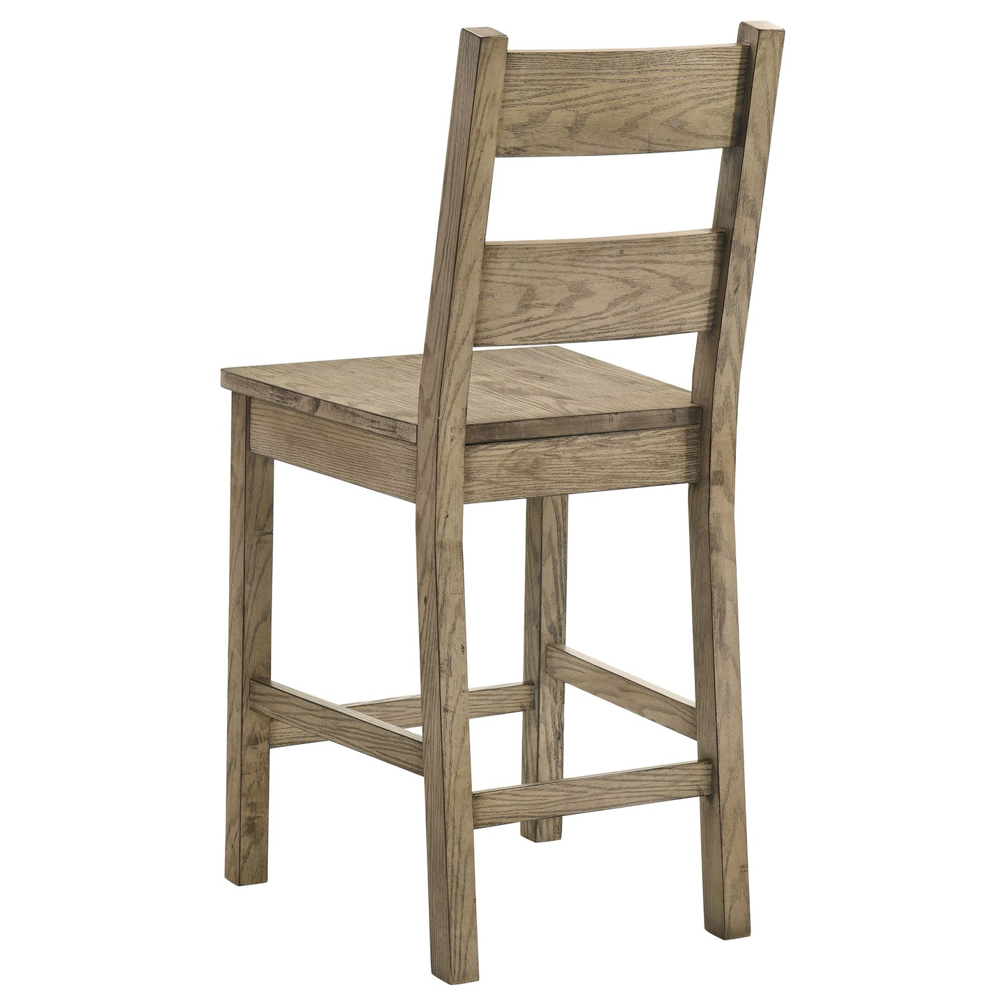 Chaise de salle à manger hauteur comptoir Cardova en chêne vigne (lot de 2)