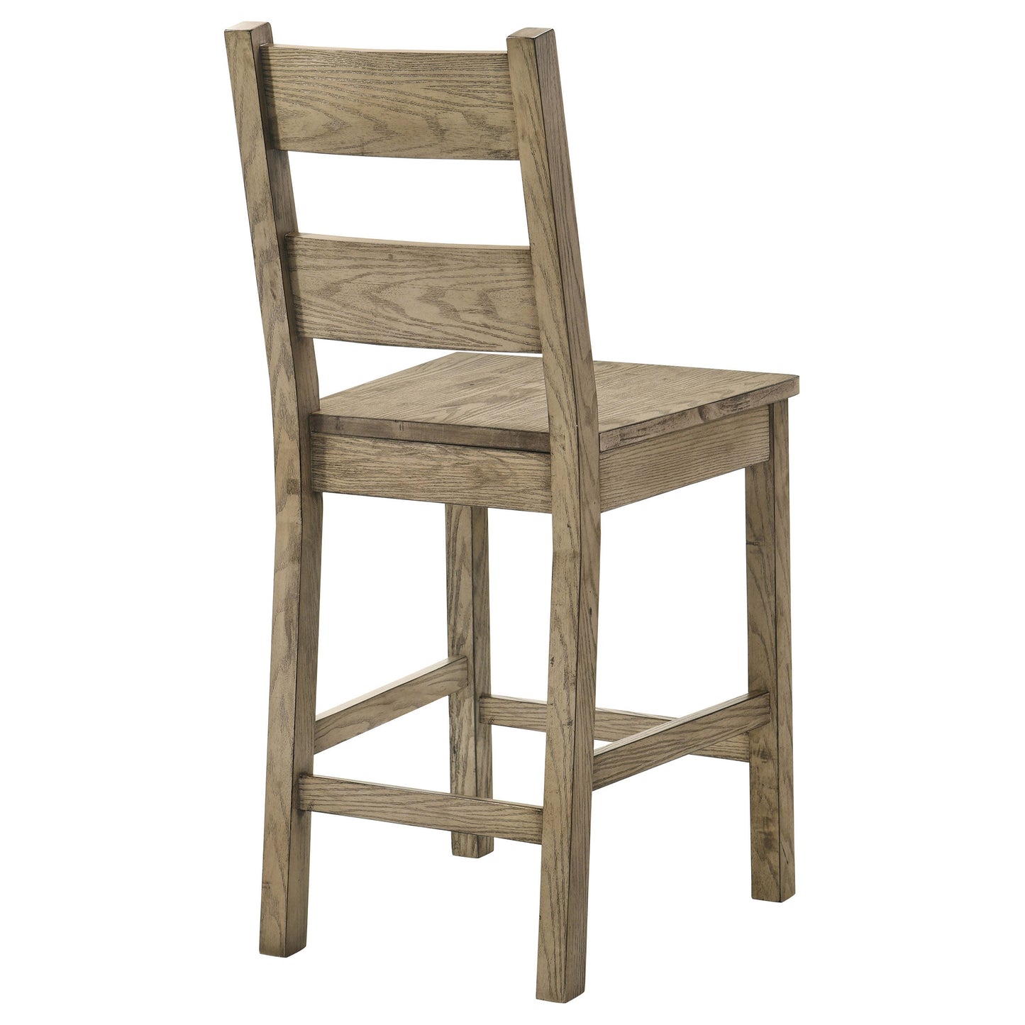 Chaise de salle à manger hauteur comptoir Cardova en chêne vigne (lot de 2)