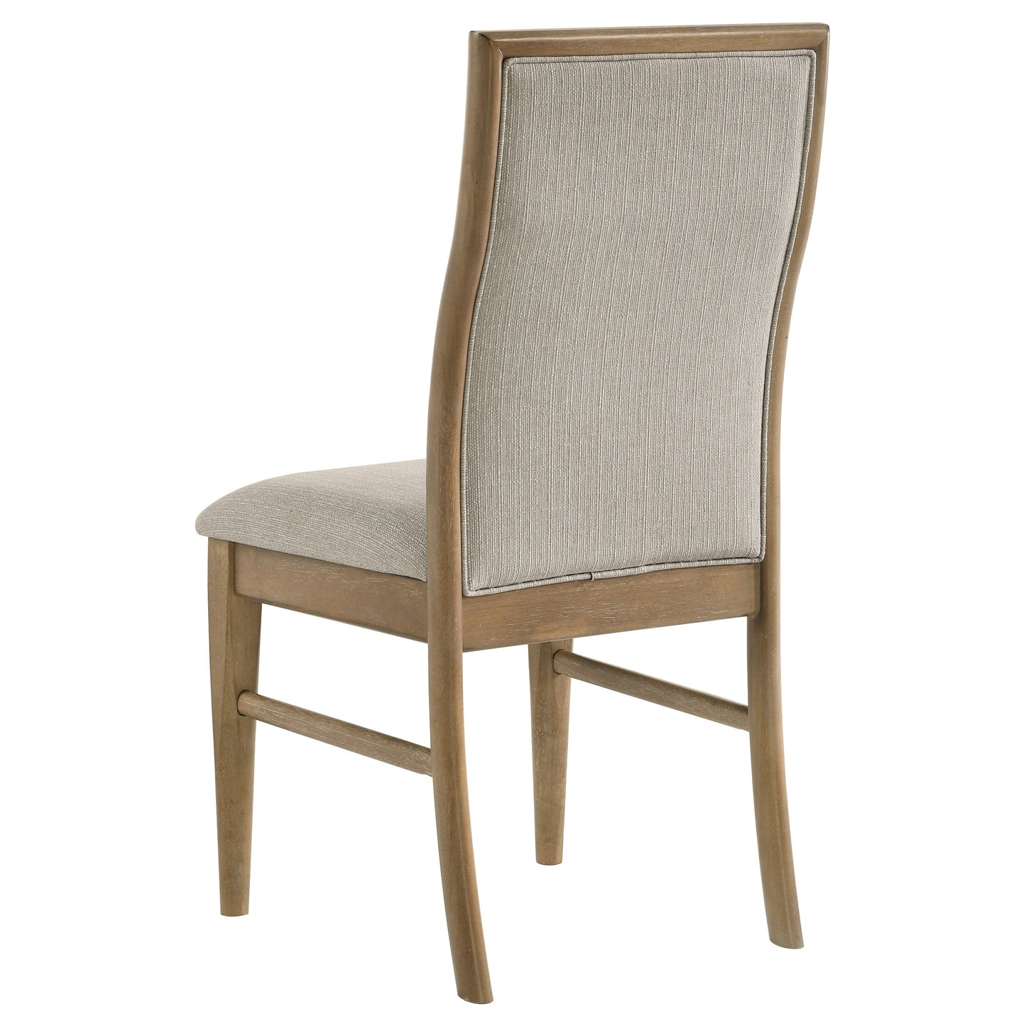 Ensemble de table à manger ronde Adina 5 pièces, marron clair vieilli