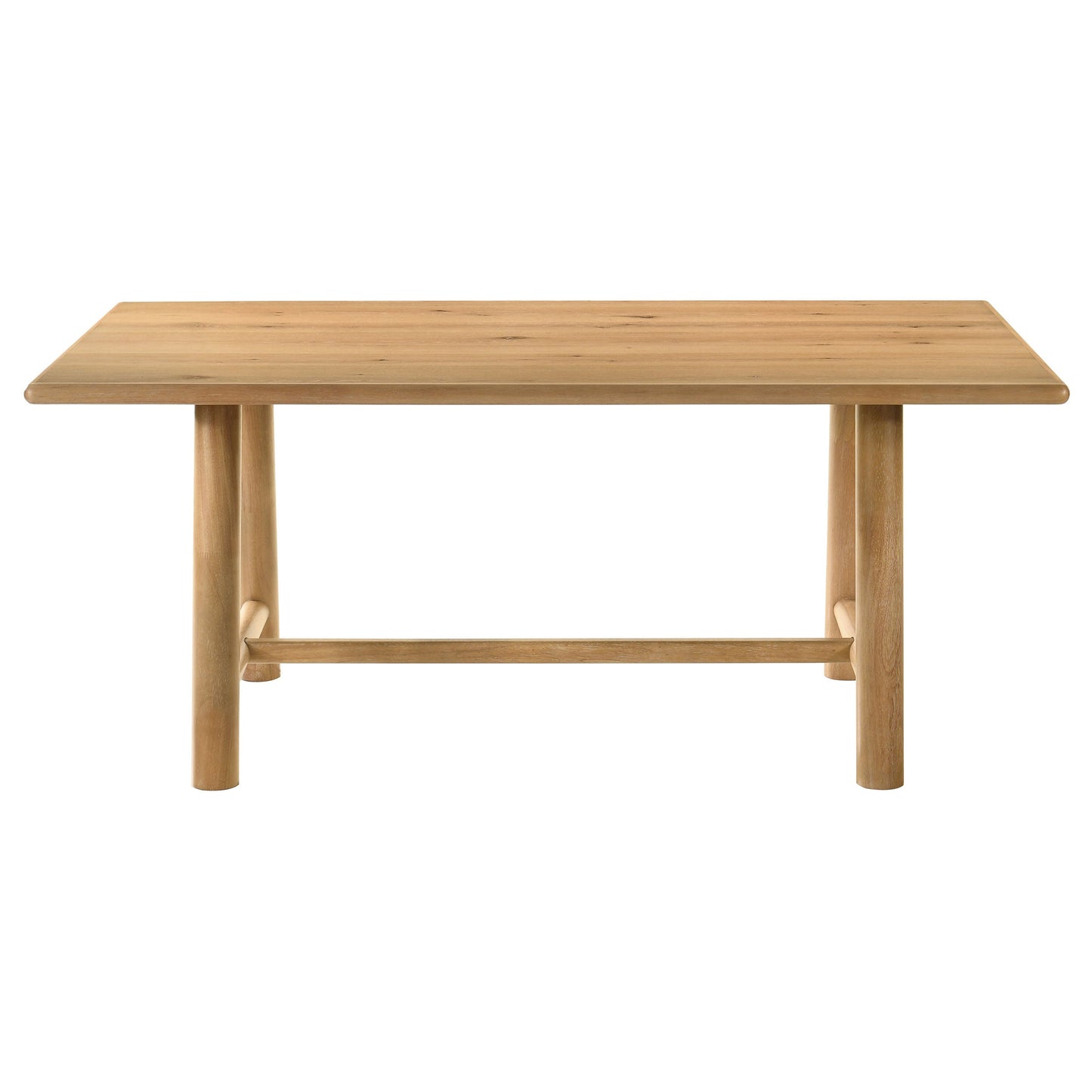 Ensemble de table à manger rectangulaire Duncan 7 pièces en bois de chêne lavé