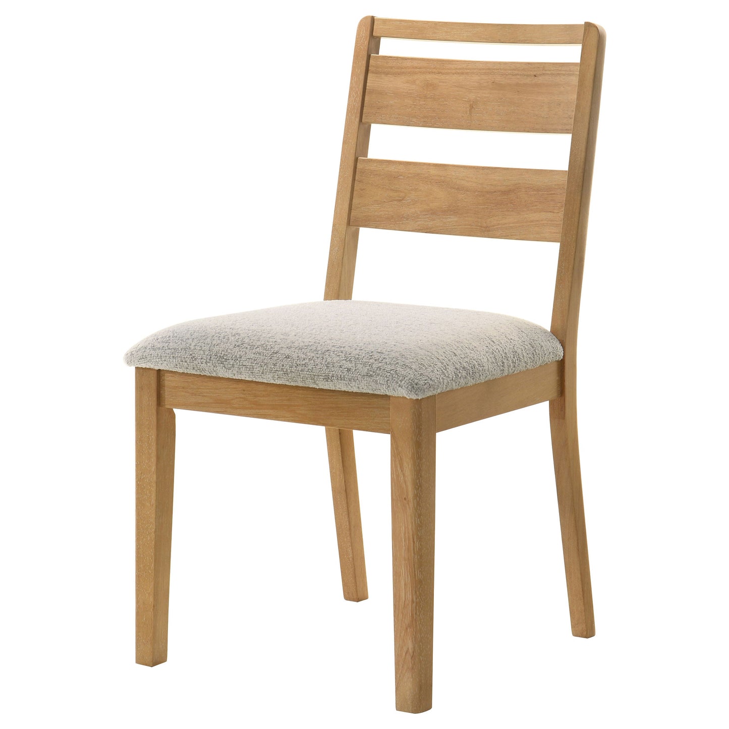 Chaise de salle à manger Duncan à dossier échelle en chêne délavé (lot de 2)