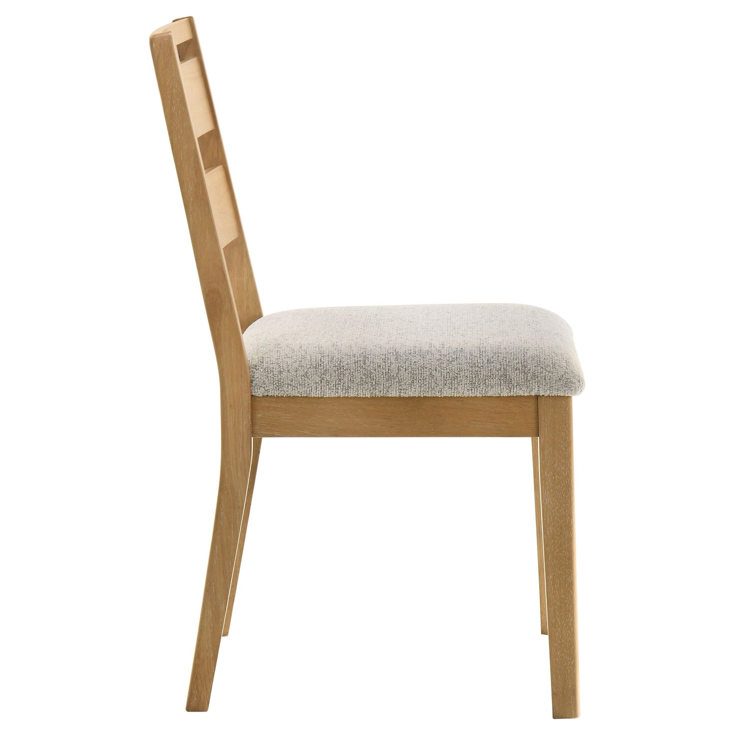 Chaise de salle à manger Duncan à dossier échelle en chêne délavé (lot de 2)