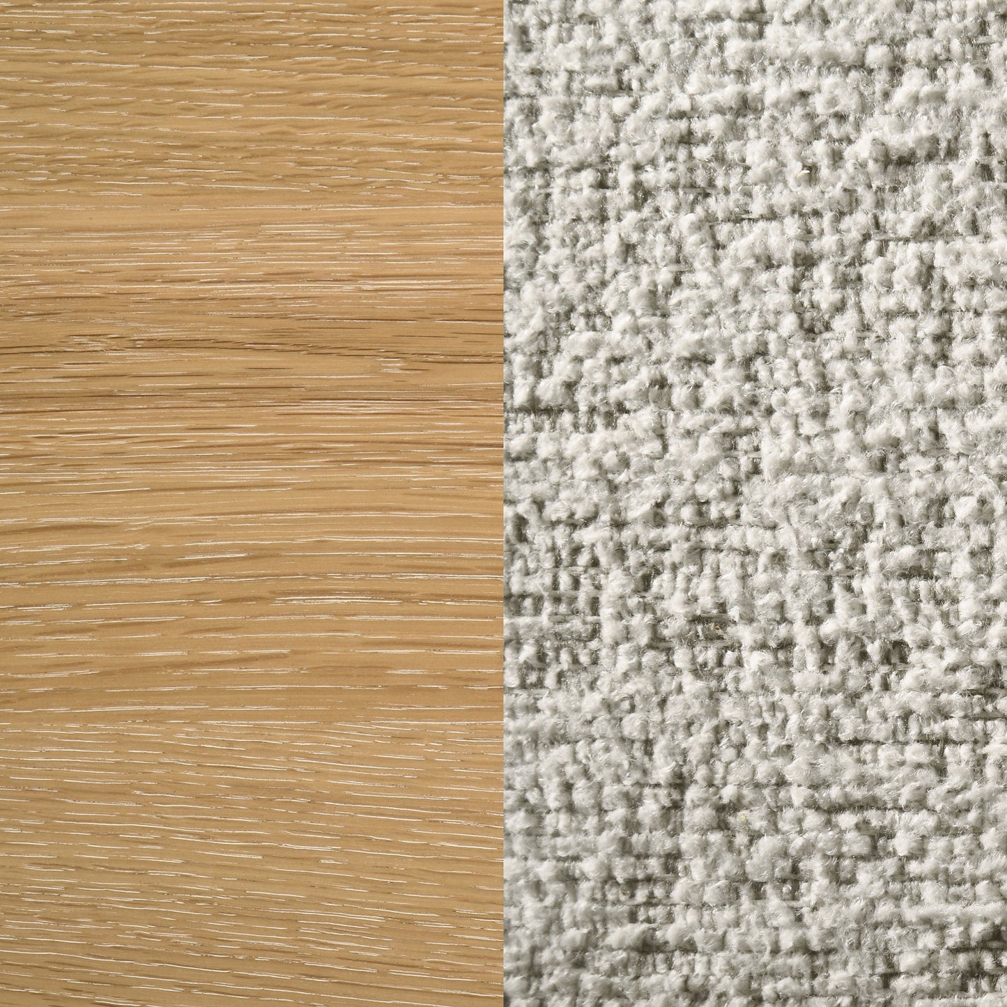 Chaise de salle à manger Duncan à dossier échelle en chêne délavé (lot de 2)