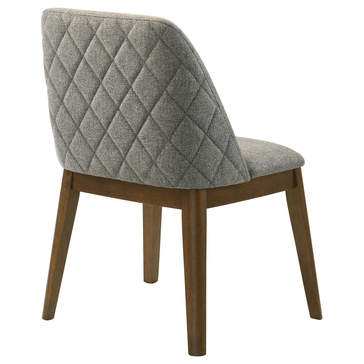Chaise de salle à manger rembourrée Franklin grise (lot de 2)