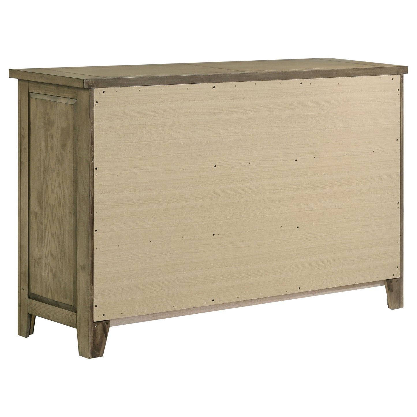Ensemble de chambre à coucher Hazlewood 4 pièces avec lit king size oriental en chêne de vigne