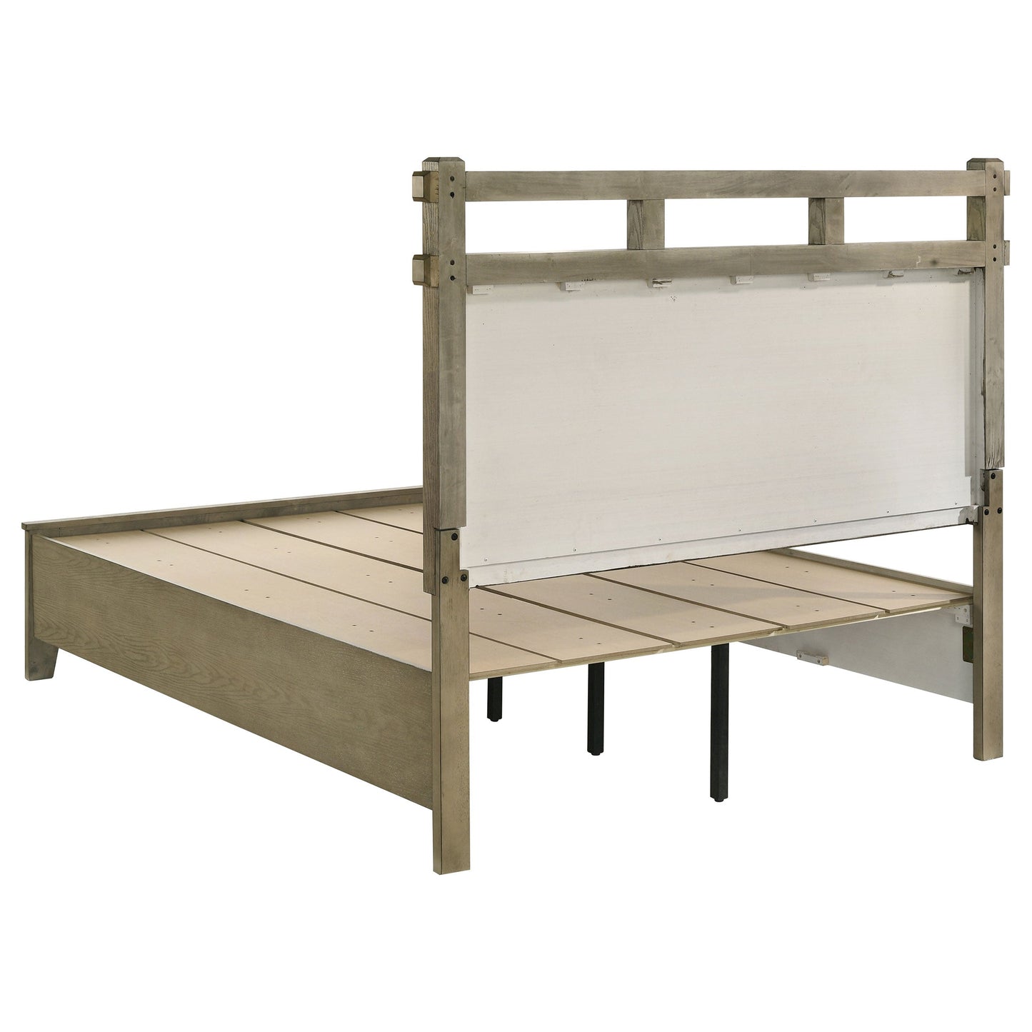 Ensemble de chambre à coucher Hazlewood 4 pièces avec lit Queen Size, chêne de vignoble
