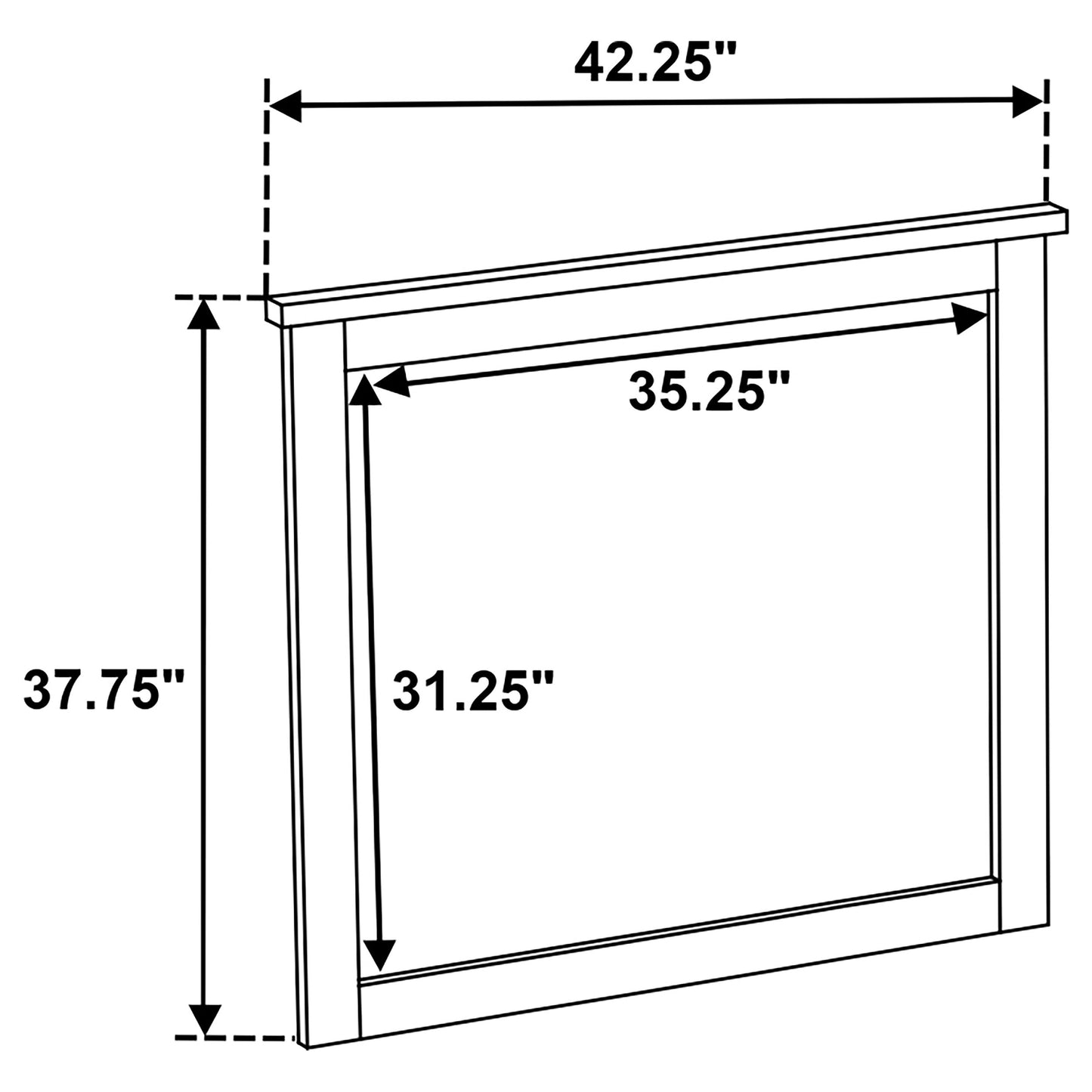 Ensemble de chambre à coucher Hazlewood 4 pièces avec lit Queen Size, chêne de vignoble