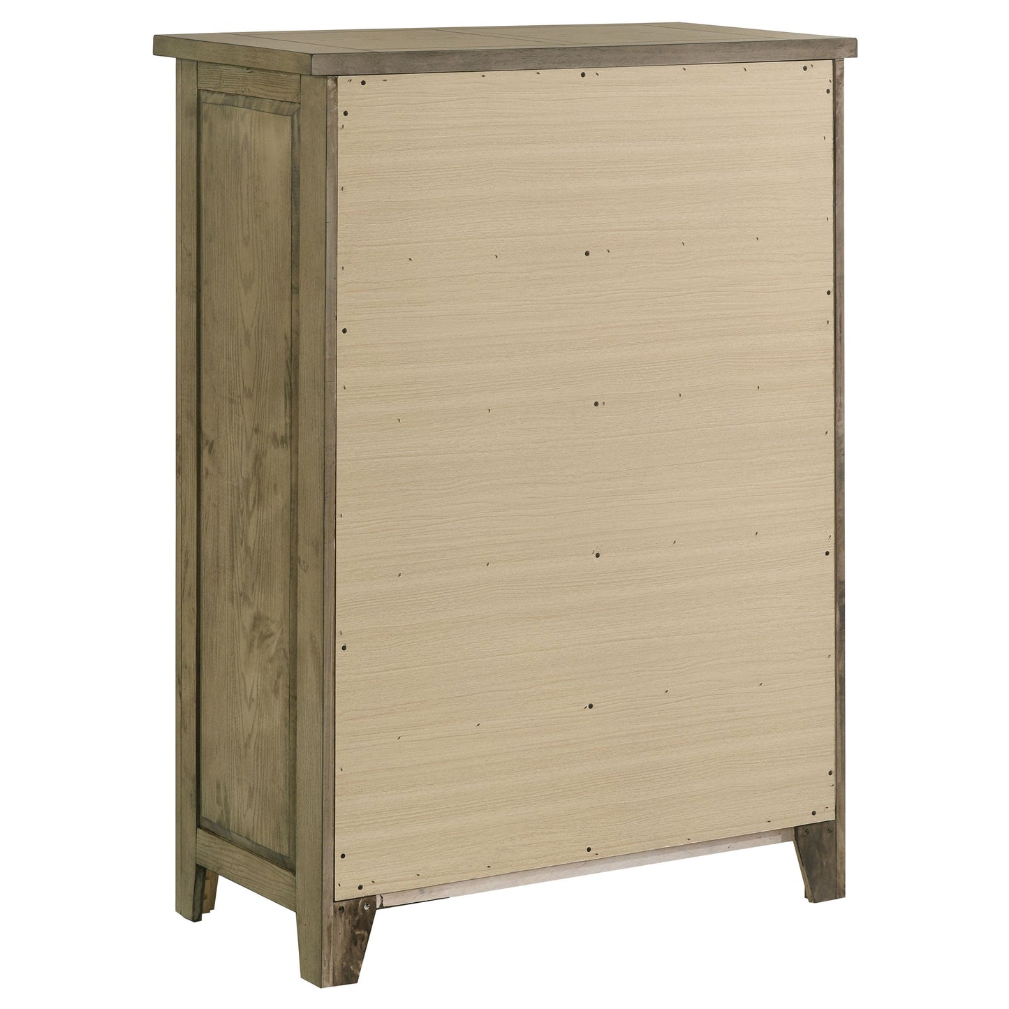 Ensemble de chambre à coucher 5 pièces Hazlewood avec lit Queen Size, chêne de vignoble