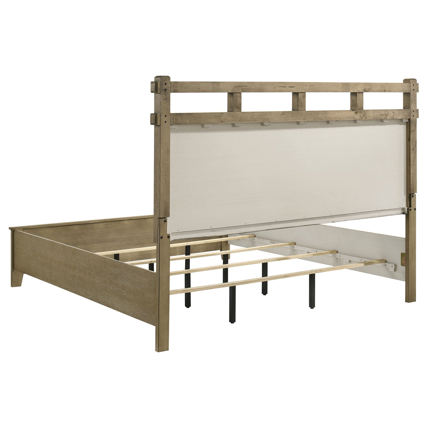 Ensemble de chambre à coucher Hazlewood 4 pièces avec lit king size oriental en chêne de vigne
